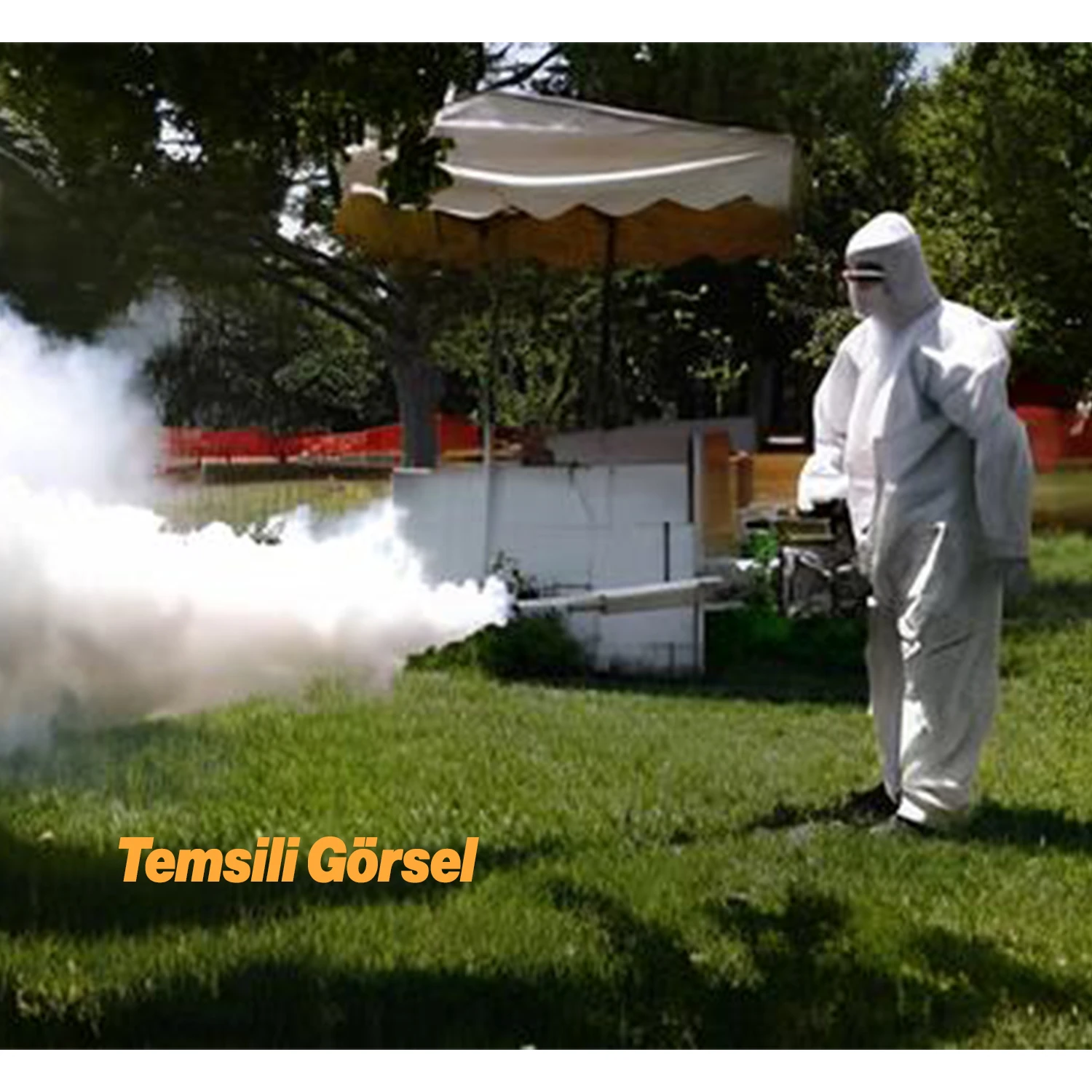 Sırt Tipi Termal Sisleme Makinası Yüksek Isı Buhar İlaçlama Duman İlaç Dezenfektan Makinesi 6HYC188