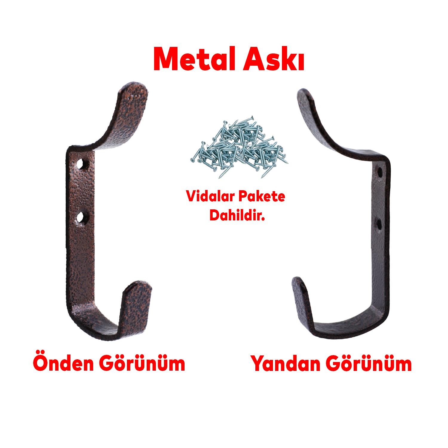 Çengel Metal Portmanto Vestiyer Duvar Dolap Elbise Askısı Bakır Mobilya Kapı Askılığı Aparatı