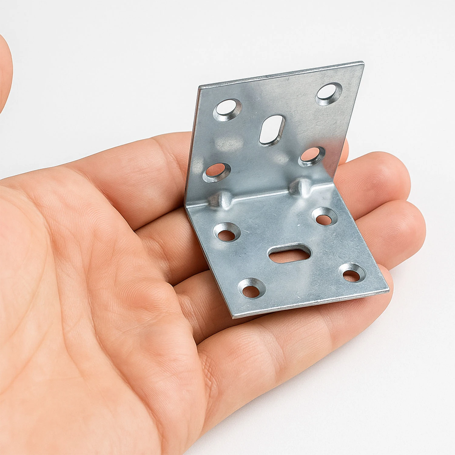 Metal L Demiri (25 Adet) İnce Gönye 40x40x40 mm Mobilya ve Duvar Sabitleme Bağlantı Aparatı