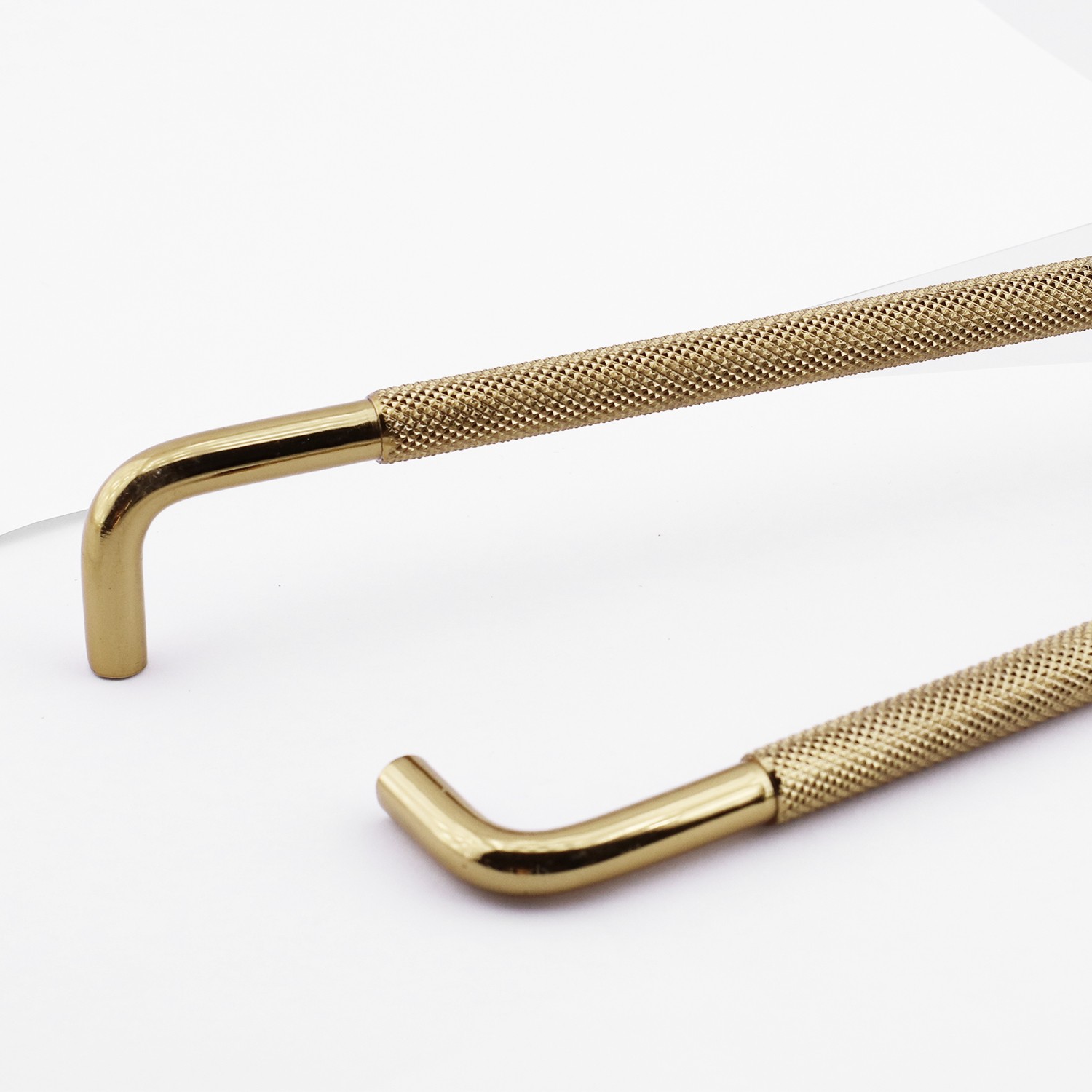 Tırtıklı Altın Gold Metal Kulp 320 mm 32 cm Mobilya Çekmece Dolap Dolabı Modern Kapak Kulpları