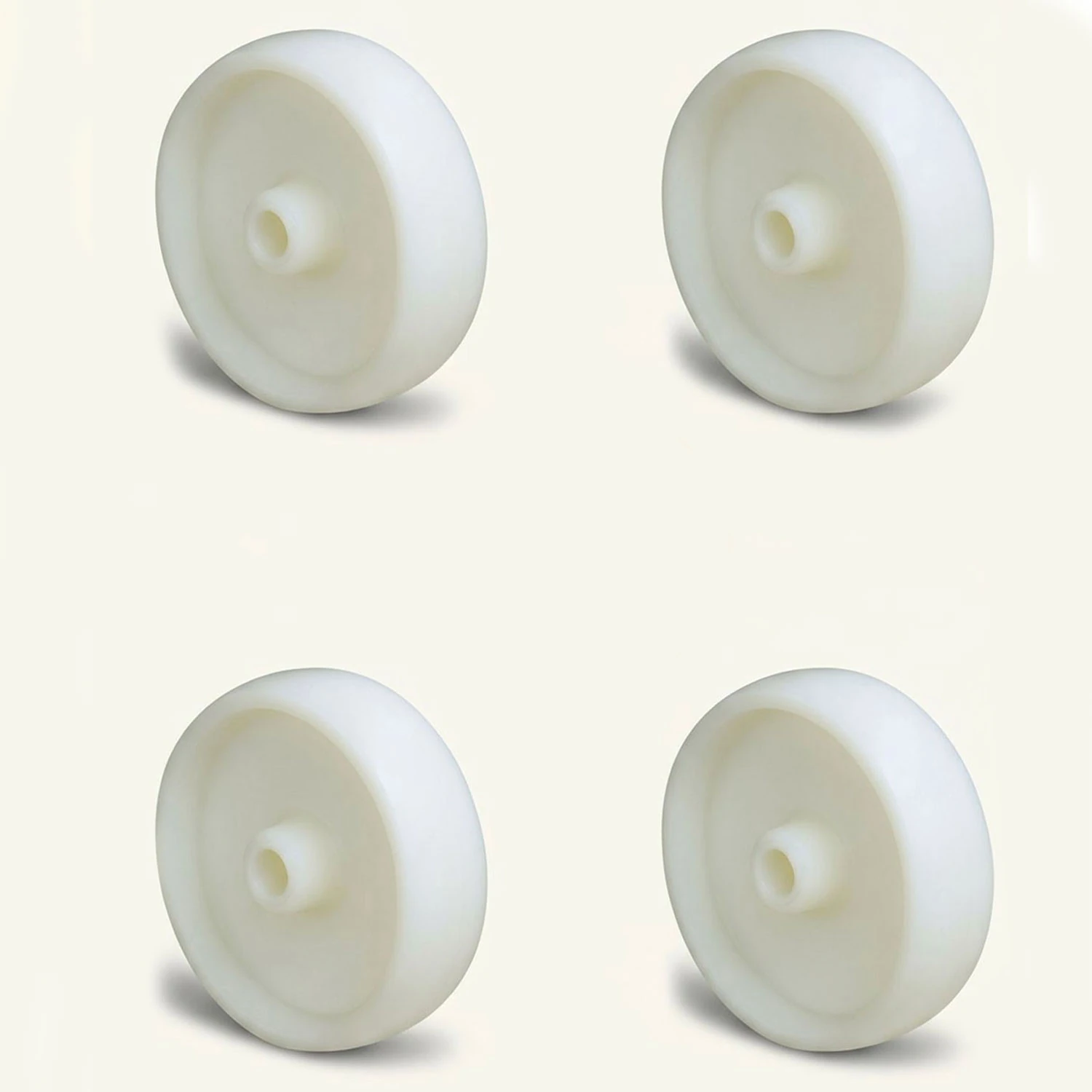 Beyaz Poliamid Yedek Teker 4’lü Set 100x35 mm Dayanıklı Endüstriyel Sanayi Tipi Tekerlek