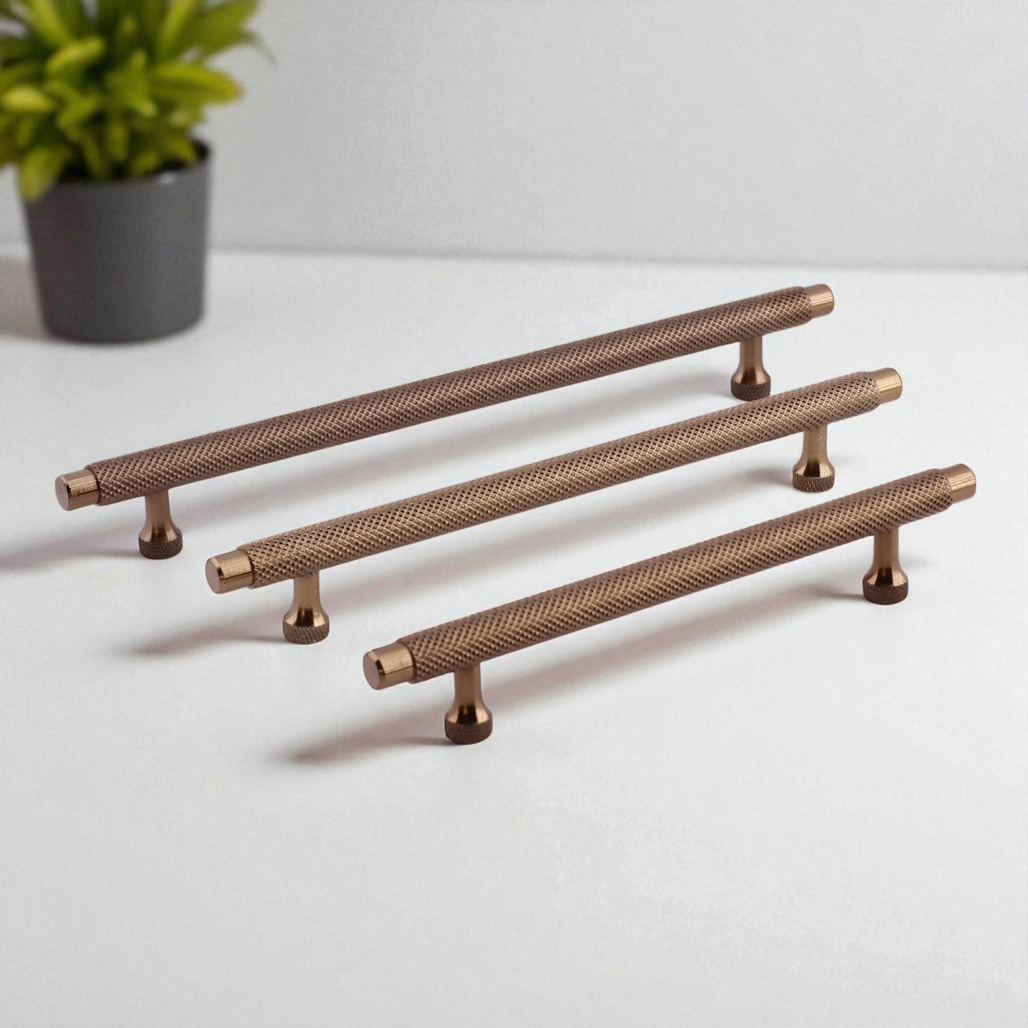 Martin Bronz Metal Kulp 224 mm Mobilya Çekmece Mutfak Dolabı Dolap Modern Kapak Kulpları Grip Desen