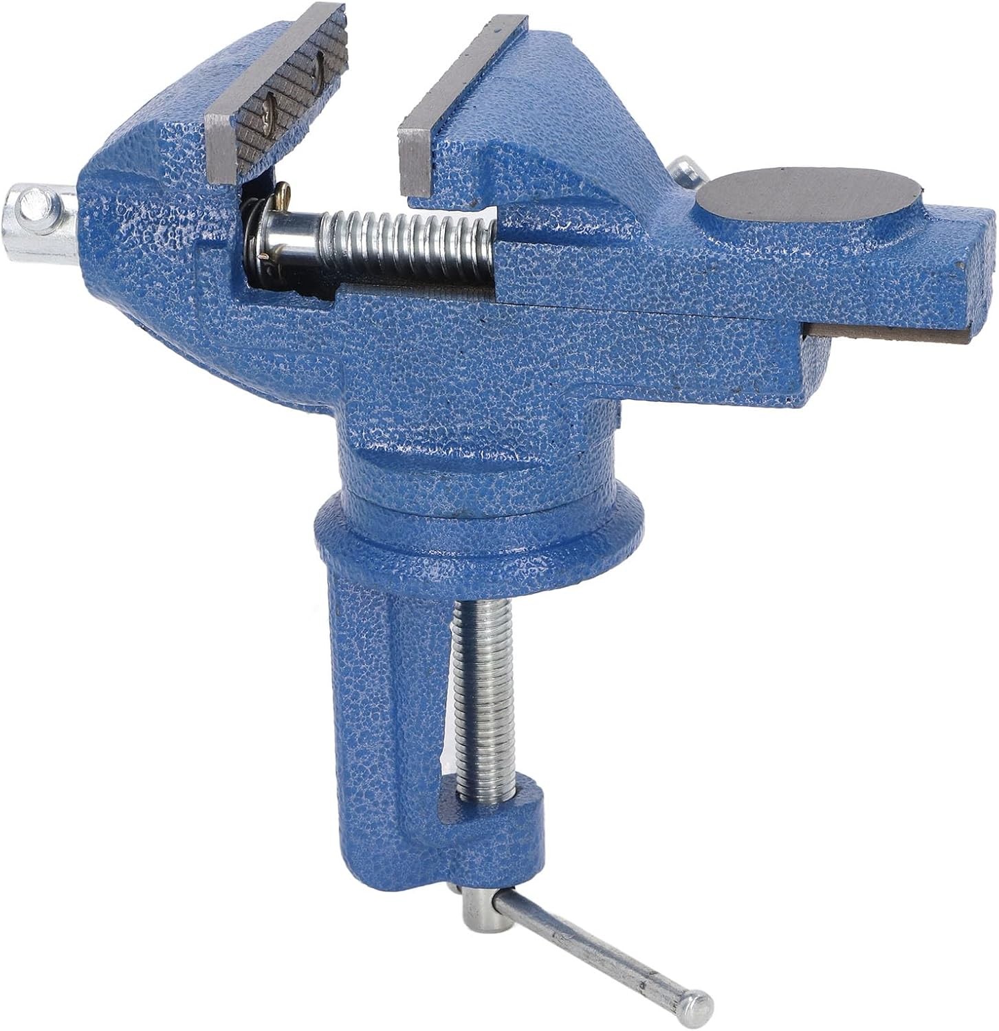 Masa Mengenesi 50 mm Mobilya Tezgah Dönerli Tabla Taban Metal Döküm İşkence Kıskaç Mini Ahşap Kanca