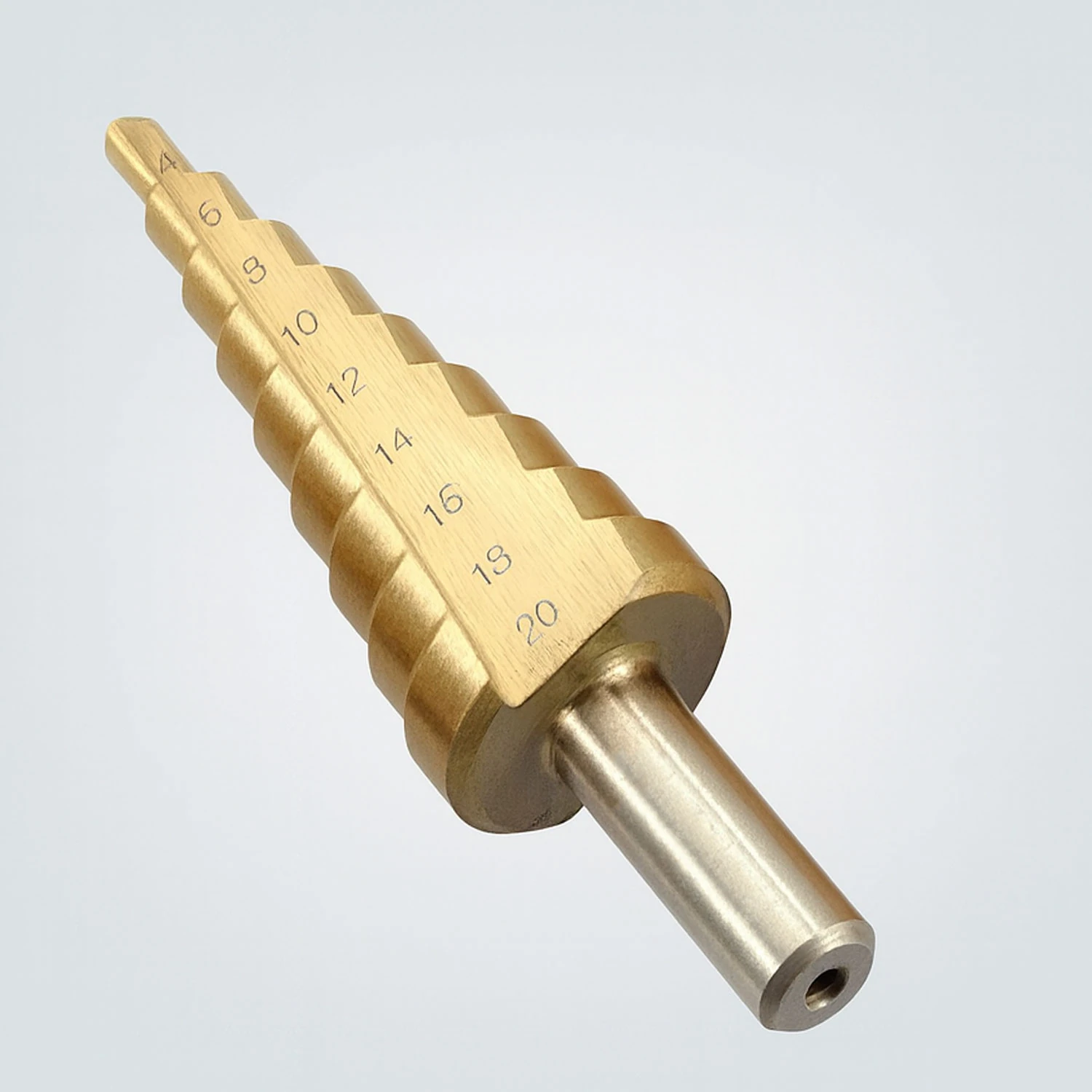 Kademeli Matkap Ucu 4 20 mm Titanyum Kaplama Metal Sac Delme Spiral Uç Seti Konik Basamaklı Çelik