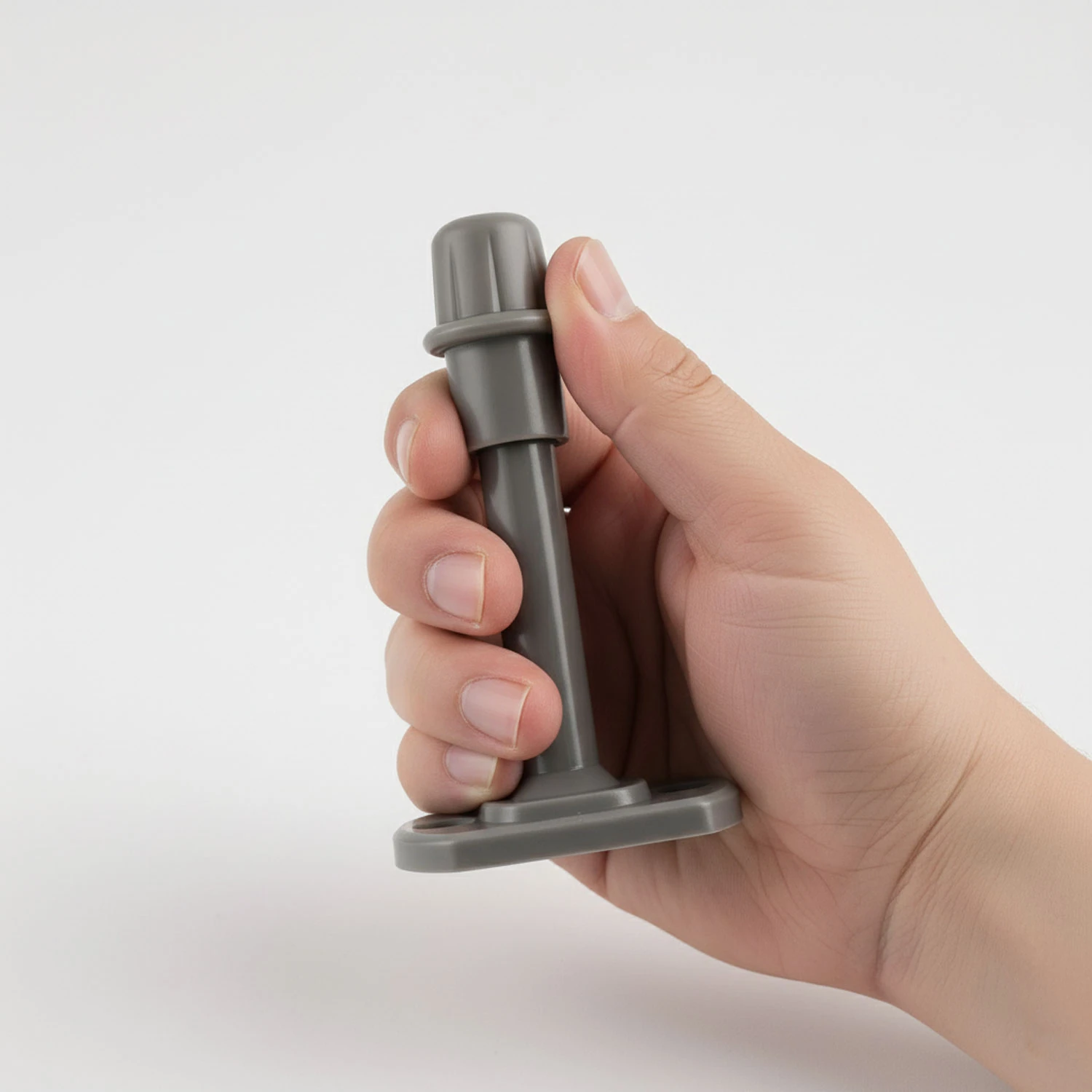 Gri 50 ADET Silikon Kapı Pencere Arkası Vidalı Duvar Boya Koruyucu Tampon Mobilya Stoperi Durdurucu