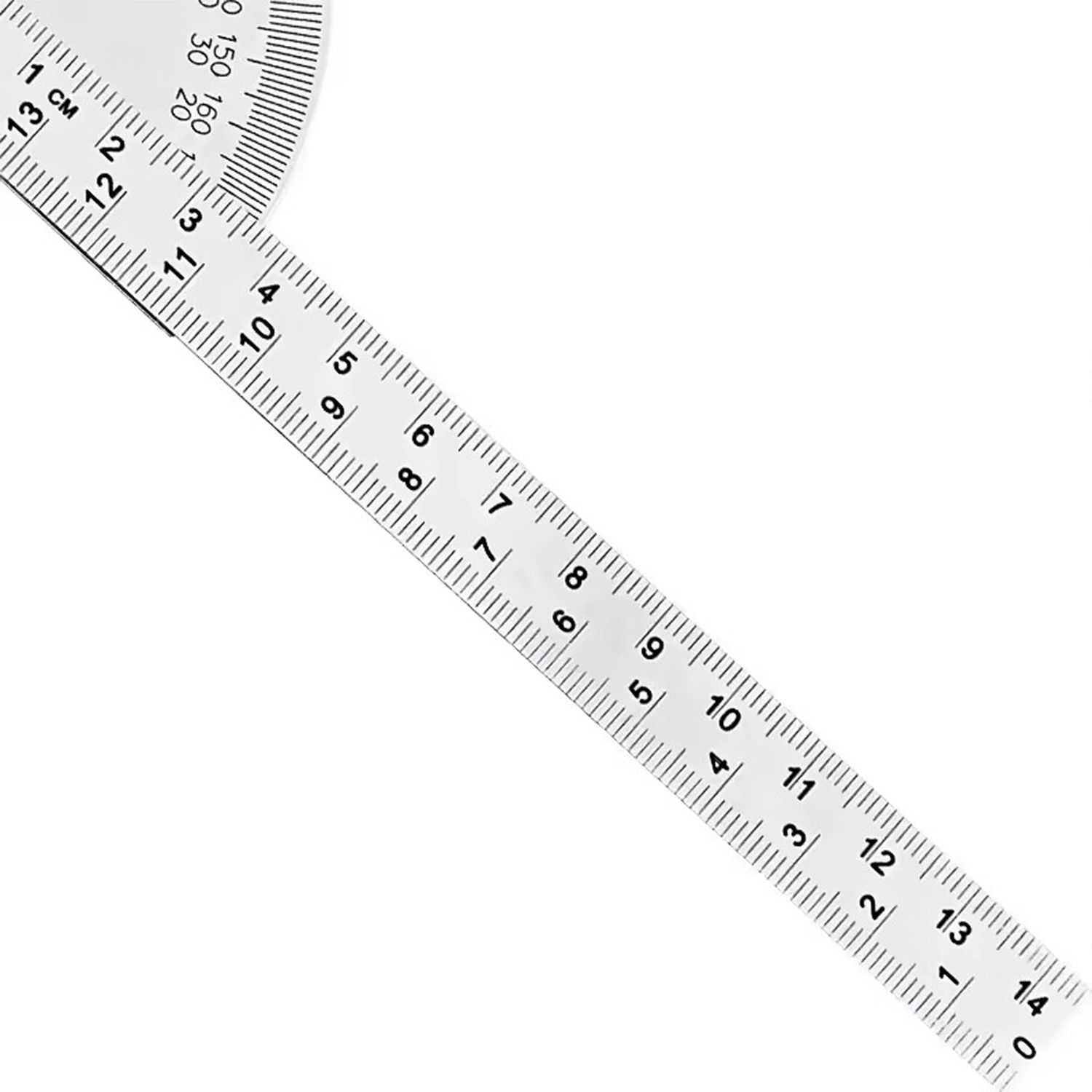 90x150 Mm Paslanmaz Çelik 180° Derece Çok Fonksiyonlu Marangoz Aleti Gönye Açı Ölçer Cetvel İletki
