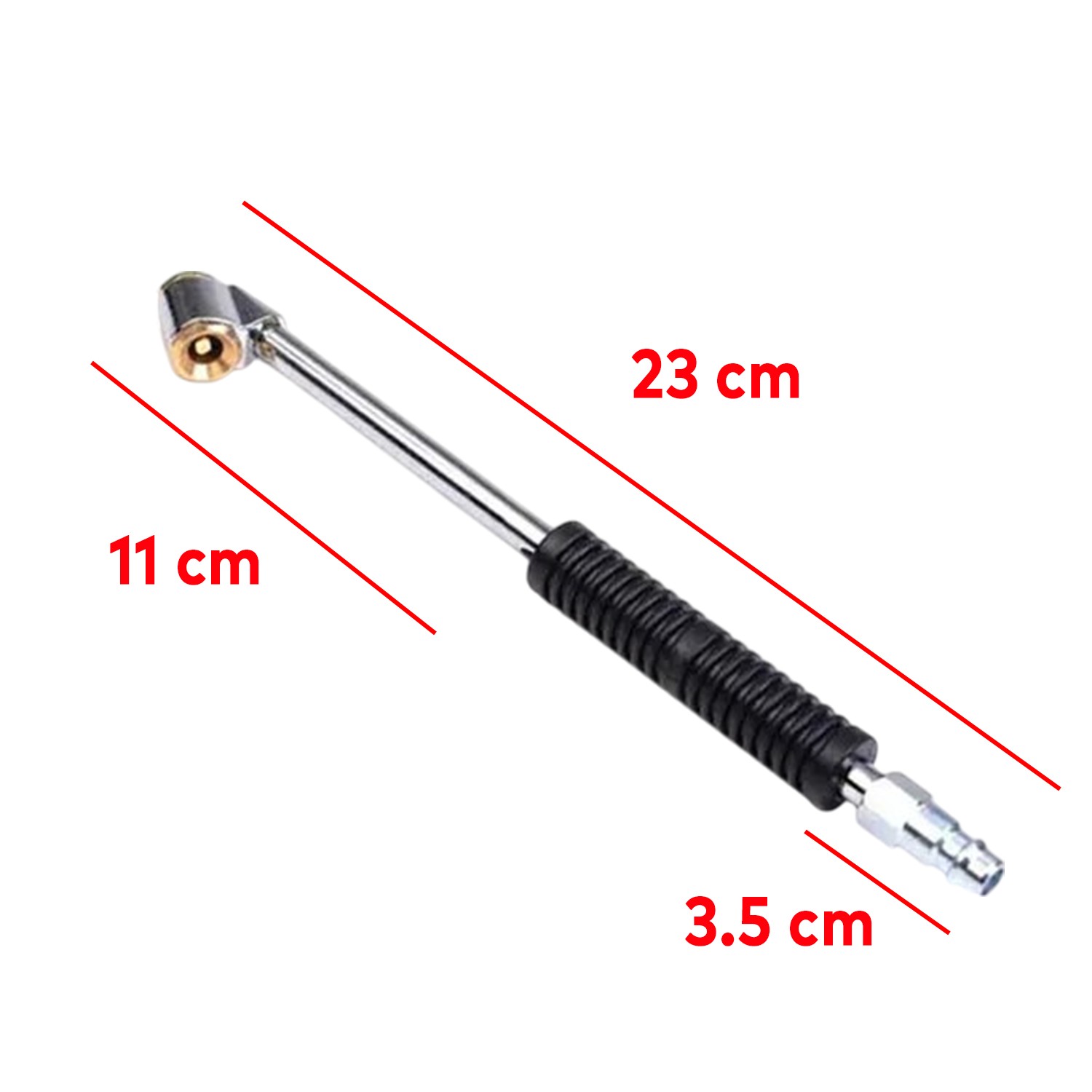 Çift Taraflı Lastik Şişirme Hava Jakı 1/4 İnç Hava Basınç Aparatı Oto Lastik Tabancası Ucu Başlığı