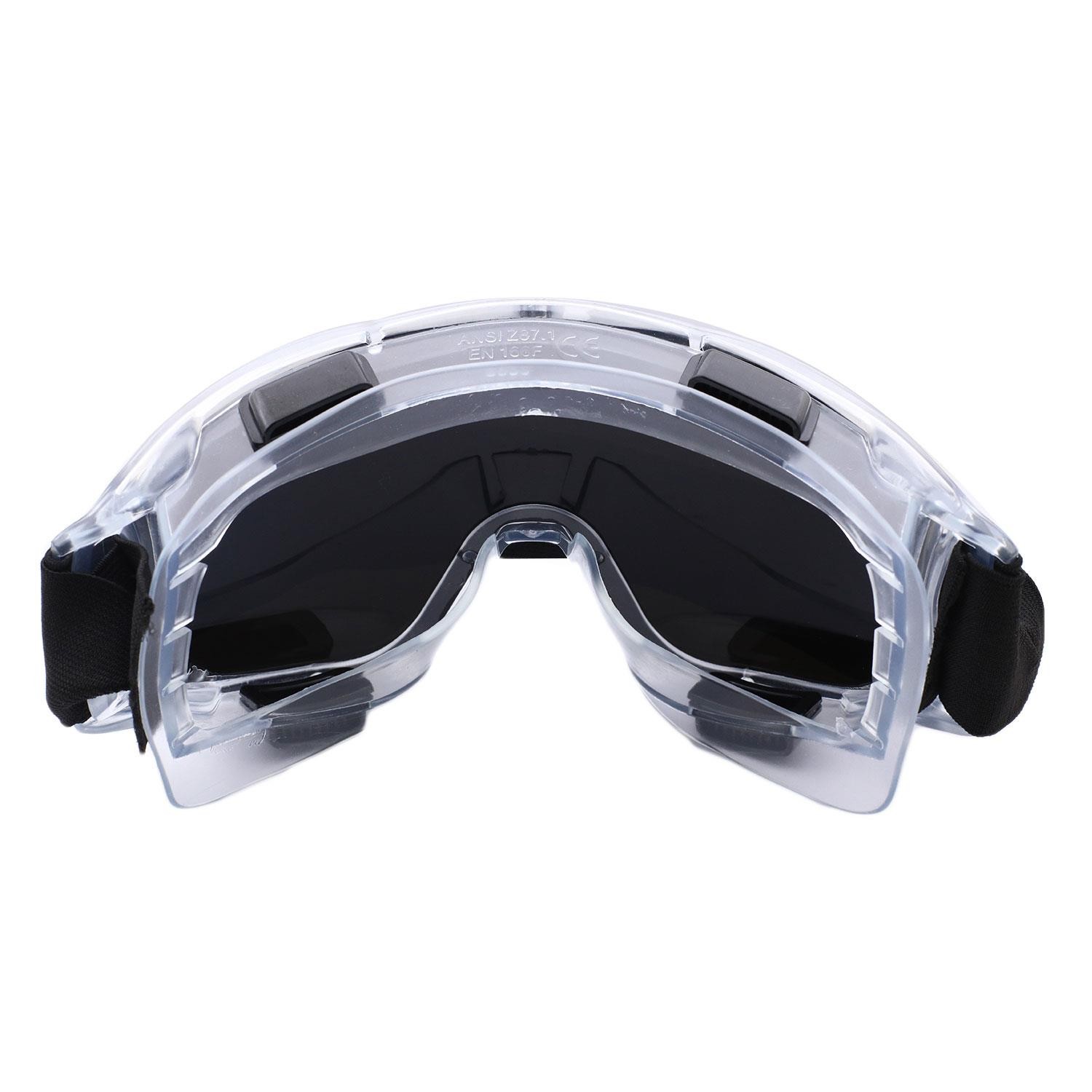 İş Güvenlik Gözlüğü Antifog Buğulanmaz Koruyucu Gözlük Ventilli S550 Gümüş