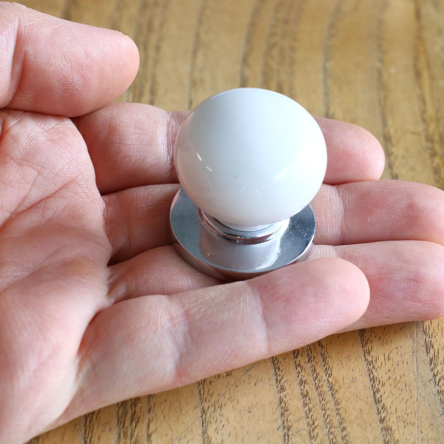 Gül Gerçek Porselen Beyaz Düğme Kulplar Mobilya Mutfak Dolabı Çekmece Dolap Kapak Kulpu Kulbu