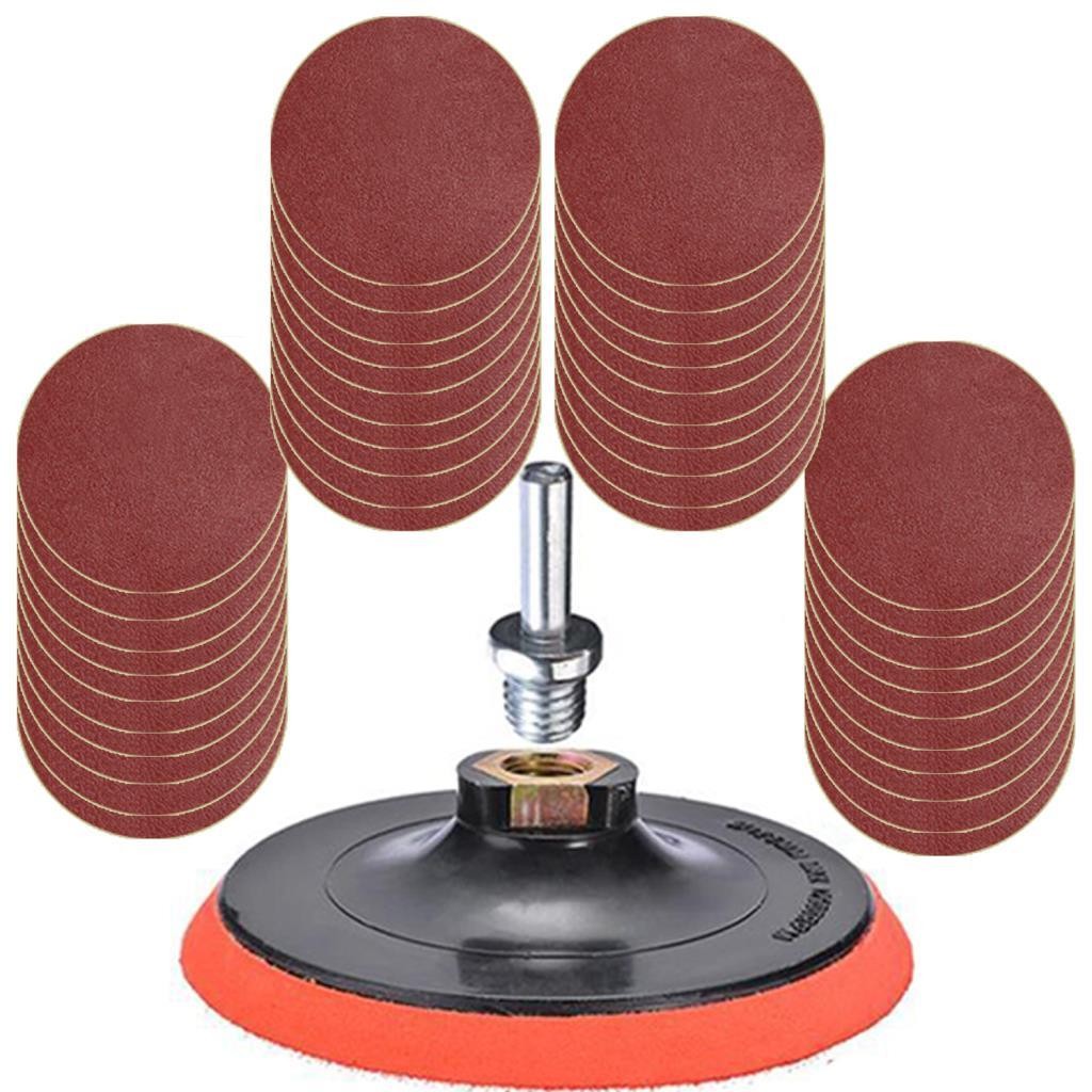 42 PARÇA Cırt Zımpara Seti + Matkap Aparatı 115 mm