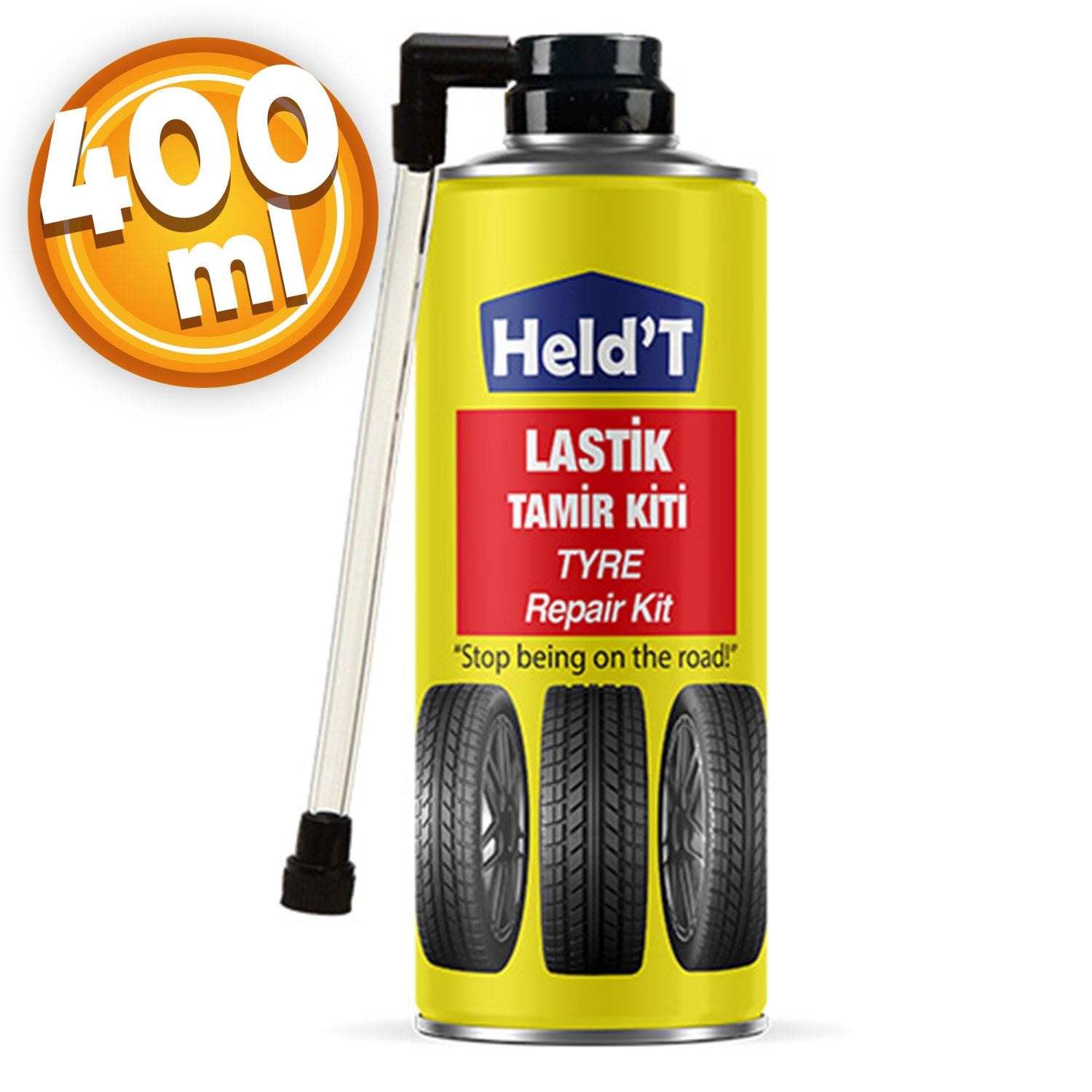 Held'T Lastik Tamir Köpüğü Spreyi Seti Hızlı Yama Spreyi 400 ML