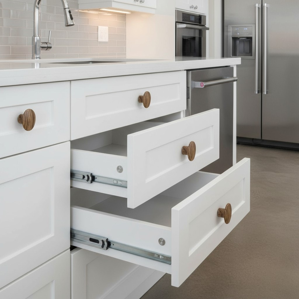 Tek Vidalı Bolina Dış Bükey Plastik Düğme Kulp Kubik Doğal Meşe Mobilya Dolap Çekmece Kulpu Kulbu