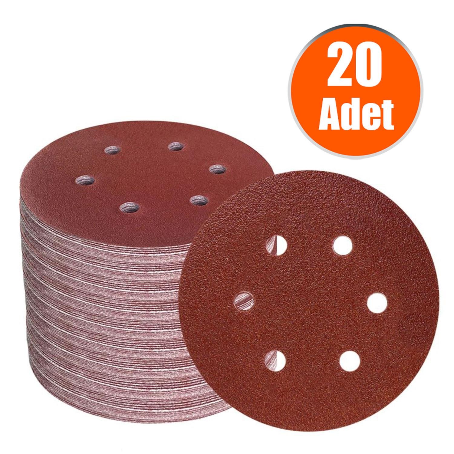 Delikli Cırt Zımpara 180 mm Taşlama 60-220 Kum 1-5-10-50-100 ADET