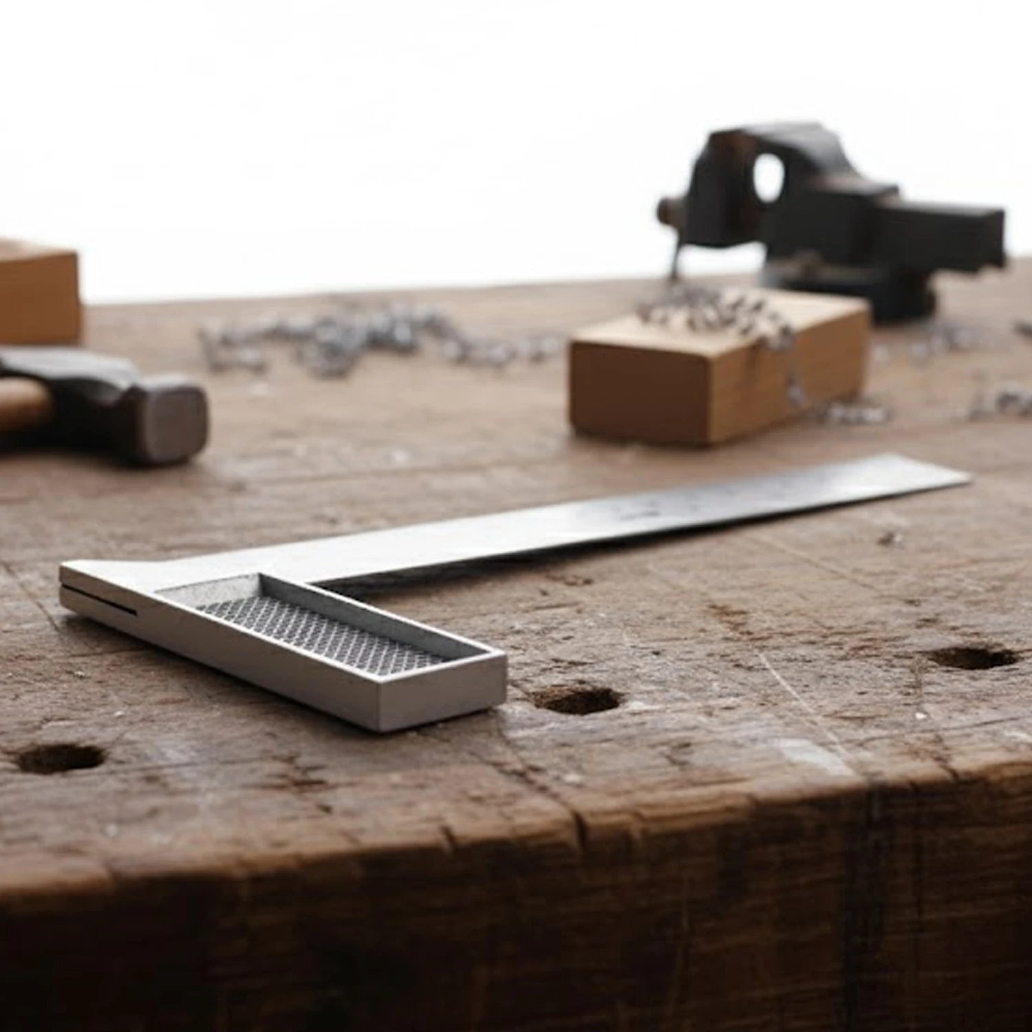 Alüminyum 20 cm 8 inch Kaynakçı L Gönye Marangoz Fayansçı Kaynakçı L Cetveli