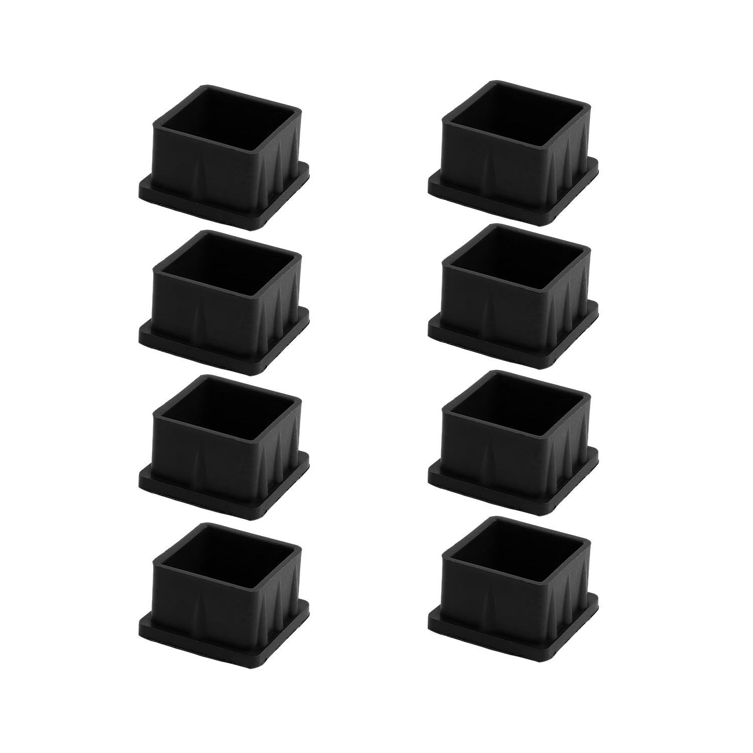 Masa Sandalye Sehpa Ayak Tapası Kare Tıpa Papuç Takoz 40 mm x 40 mm Parke Zemin Koruyucu 8 Adet