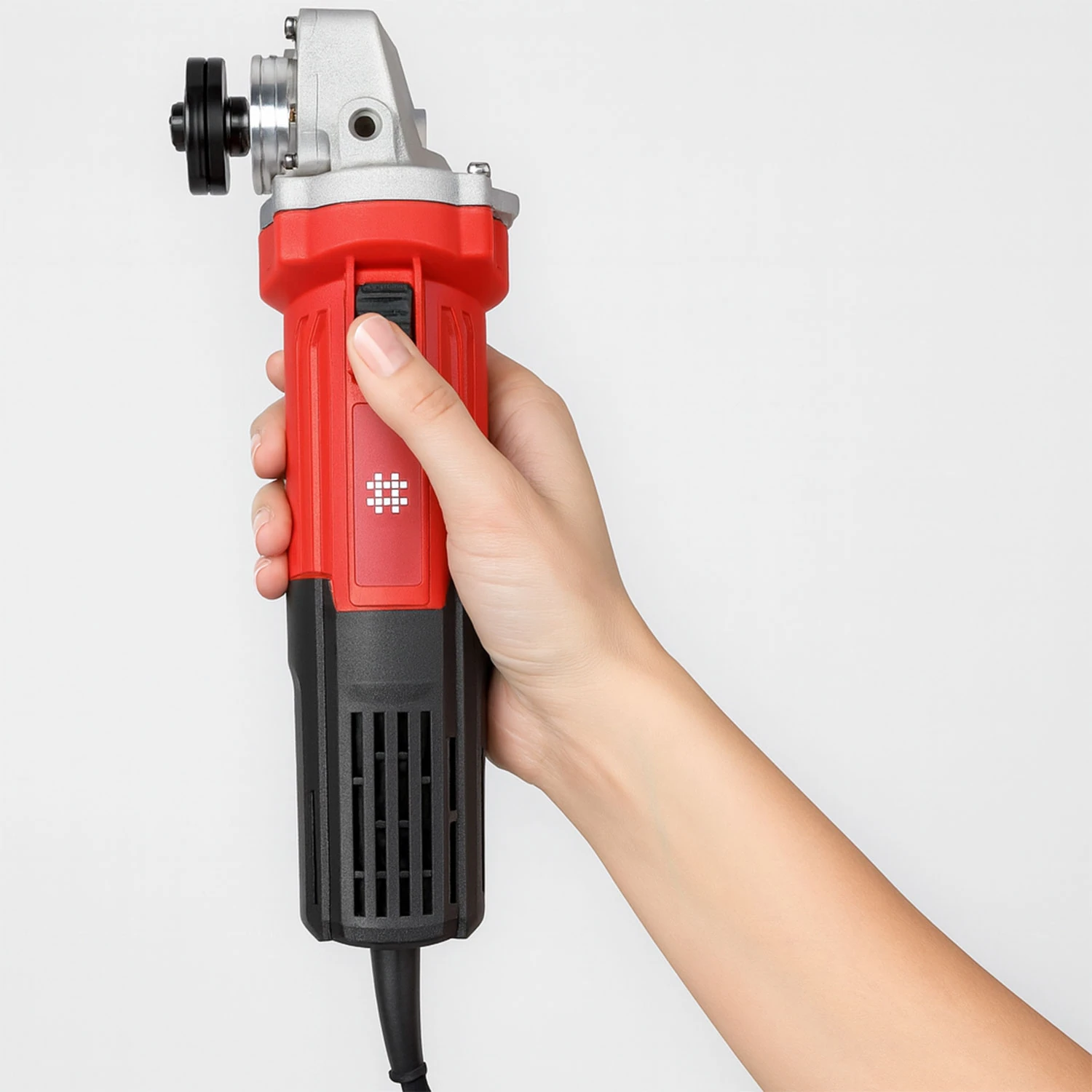 Avuç Taşlama 115 mm Elektrikli 750W Kömürlü M14 Mil Uyumlu 115 mm Disk Çaplı Spiral Makinesi