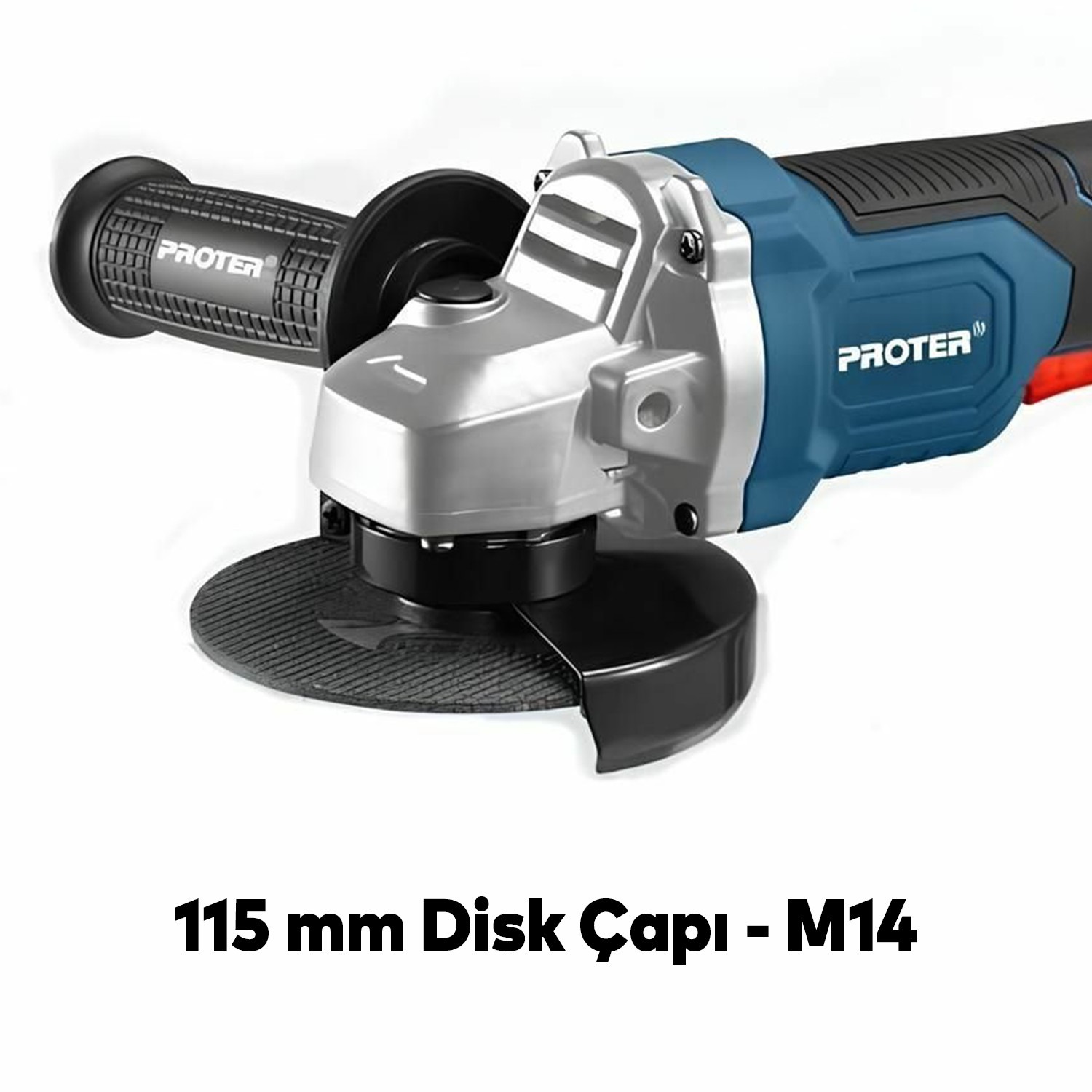 Çift Akülü Devir Ayarlı Şarjlı Avuç Taşlama Spiral Makinesi Proter PST905 115 mm 8500 RPM 5.0 Ah