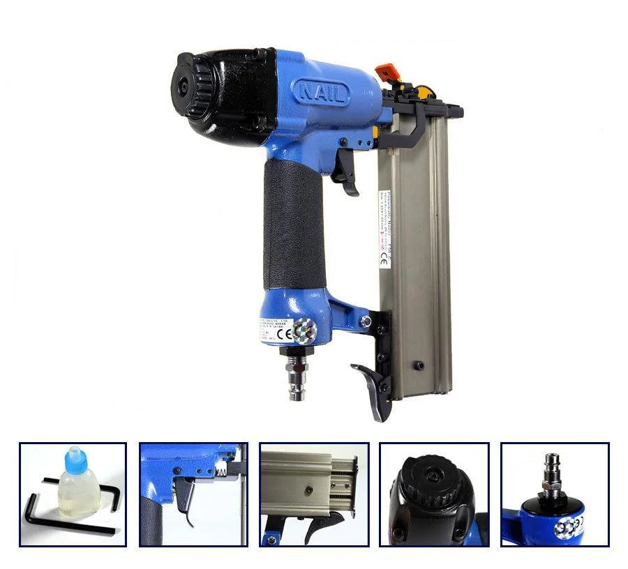 Akdeniz Nail 1850 F50C Havalı Brad Çivi Tabancası 20-50 mm- Badem10