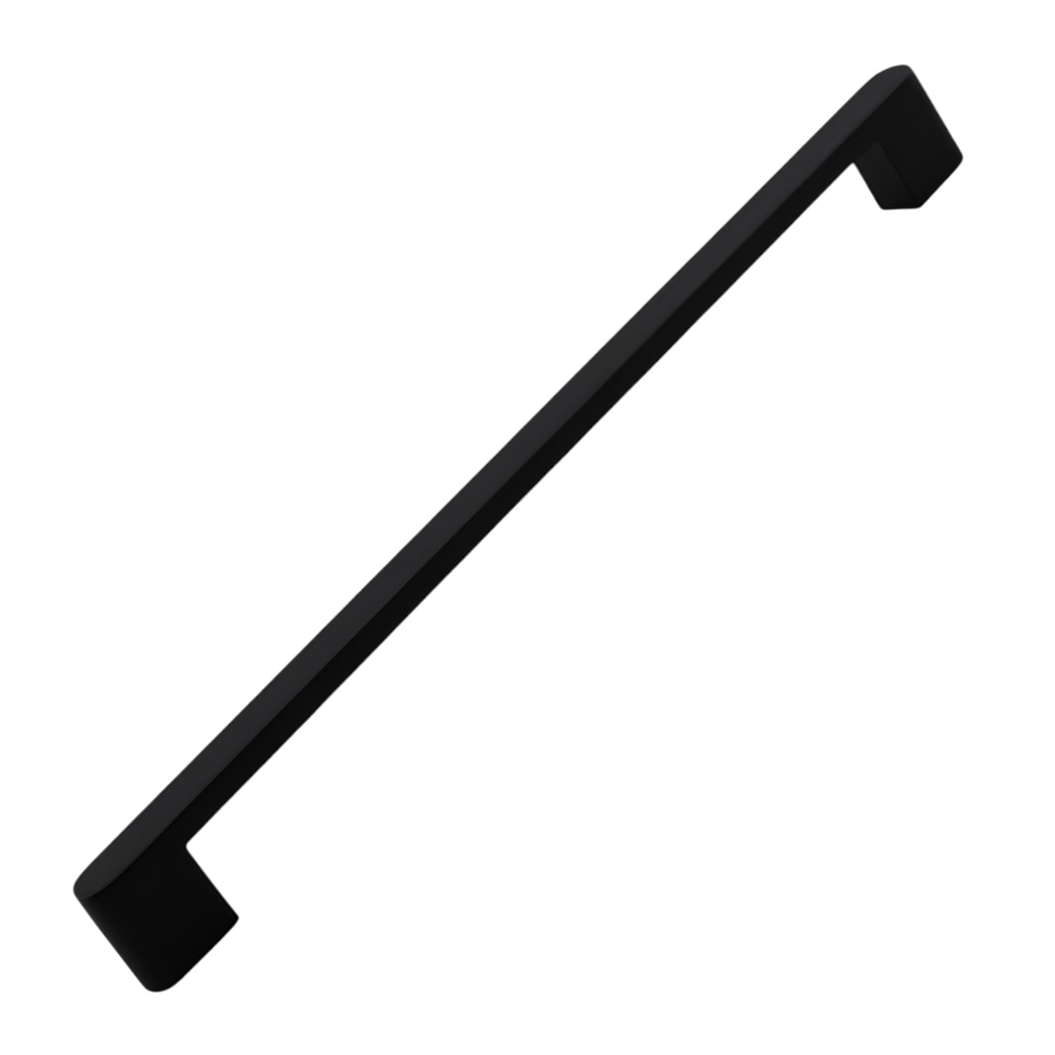 Uhud Kulp 224 mm Siyah Metal Mutfak Mobilya Çekmece Mutfak Dolap Dolabı Kulpları Kapak Kulbu 22.4 cm