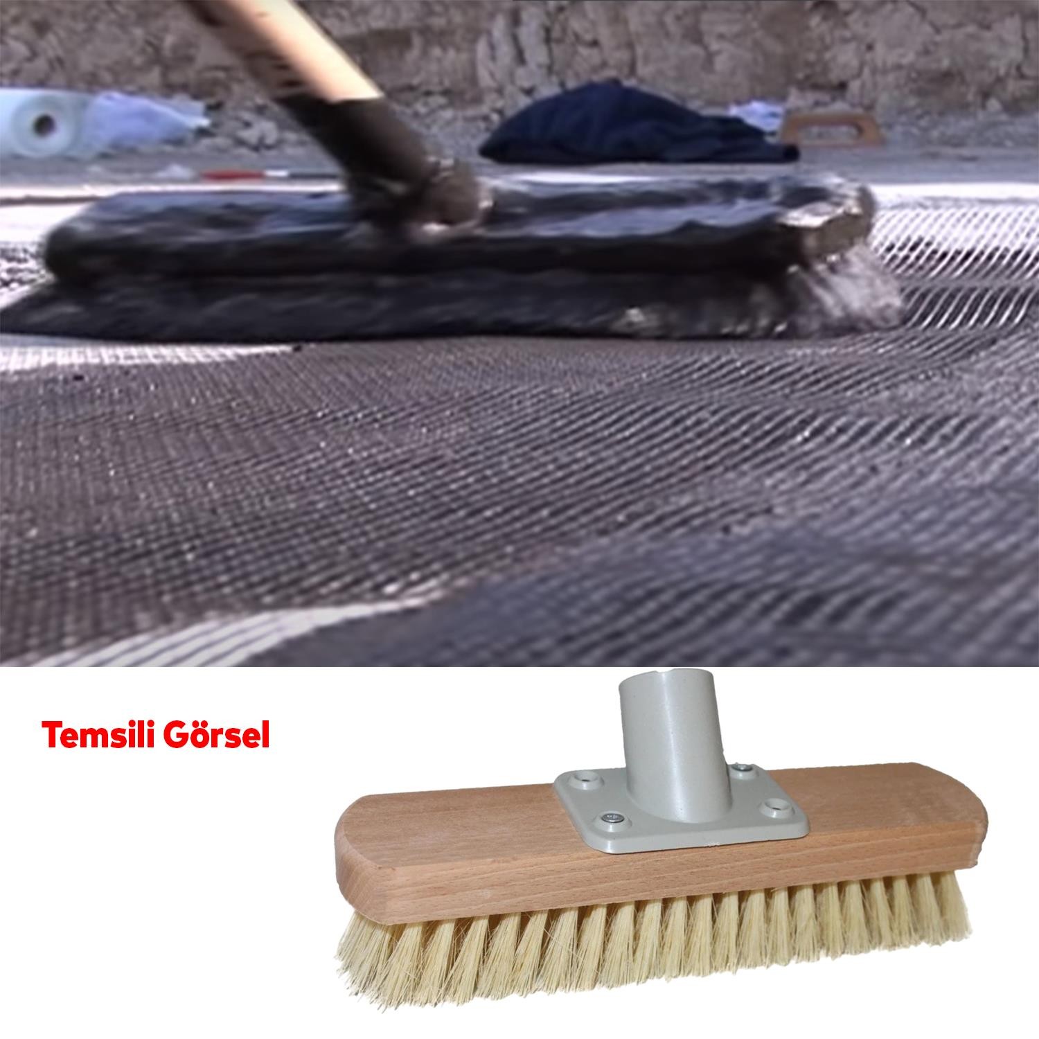 Doğuş İzalasyon Fırçası 3,5 Cm Çatı Perde Beton Zemin İnşaat Temel soğuk Sürme İzolasyon 11006