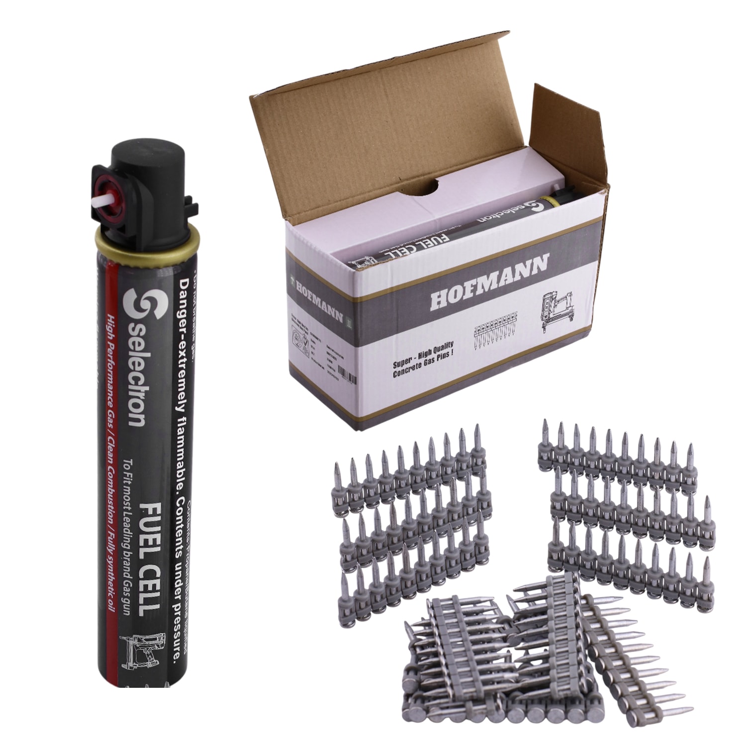 Gazlı Tabanca Çivisi 25 mm HGN-C25 / MGP26025 40 gram Gaz ve 1000 Adet Yedek Çivi 2.7 Kalınlık