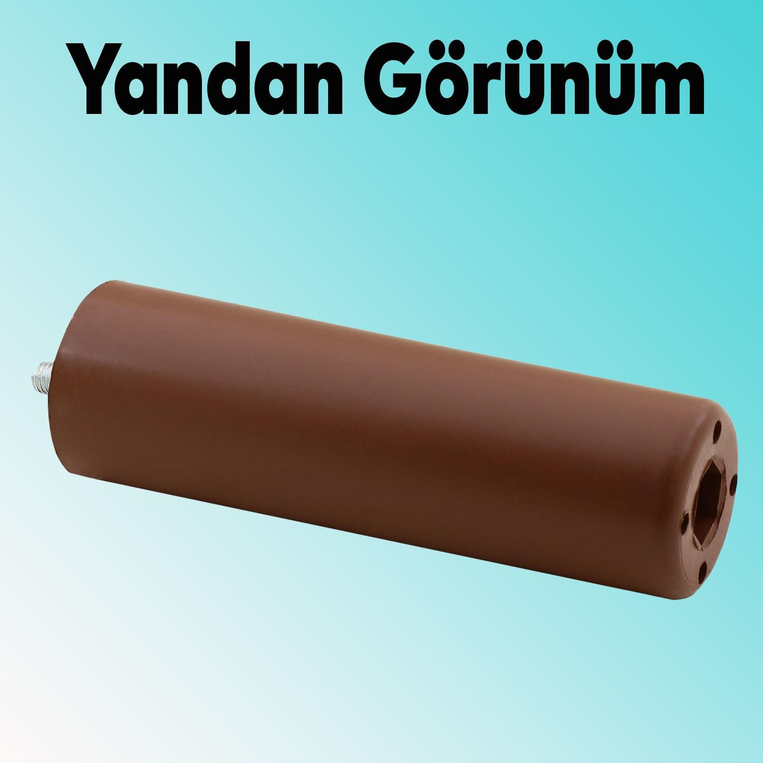 Mobilya Kanepe Koltuk Baza Yükseltme Yükseltici M8 Civatalı Incediş Destek Ayağı Ayakları Kahve 15cm