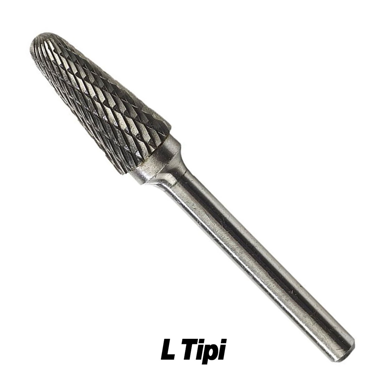 Freze Uç L Tipi Törpü Kalıpçı Metal Demir Ahşap Plastik Taş Oyma Makinesi Ucu Konik Matkap Uyumlu