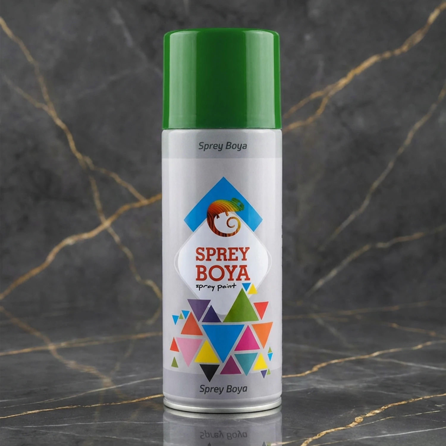 Yeşil Sprey Boya 400 ml – Metal Ahşap Plastik Beton Yüzeylere Uygun Hobi Dekoratif Amaçlı Sprey Boya