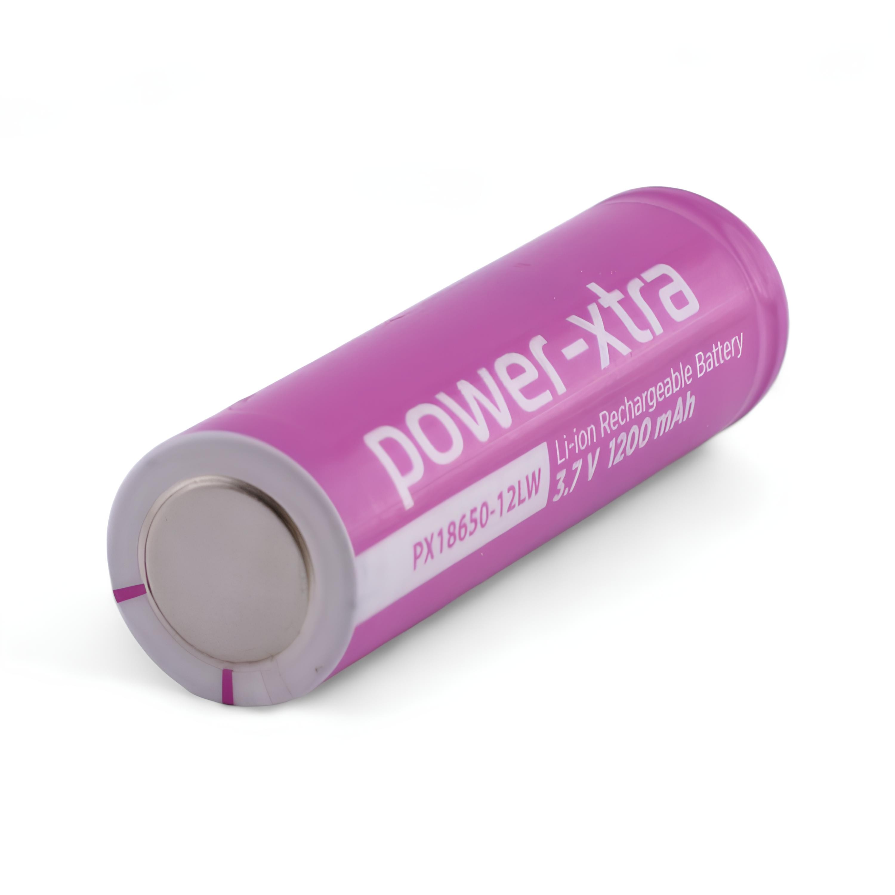 18650 Pembe Renk Şarjlı Batarya Pil 3.7V 1200mAh Li-Ion Uzun Ömürlü Yüksek Kapasiteli Şarj Edilir