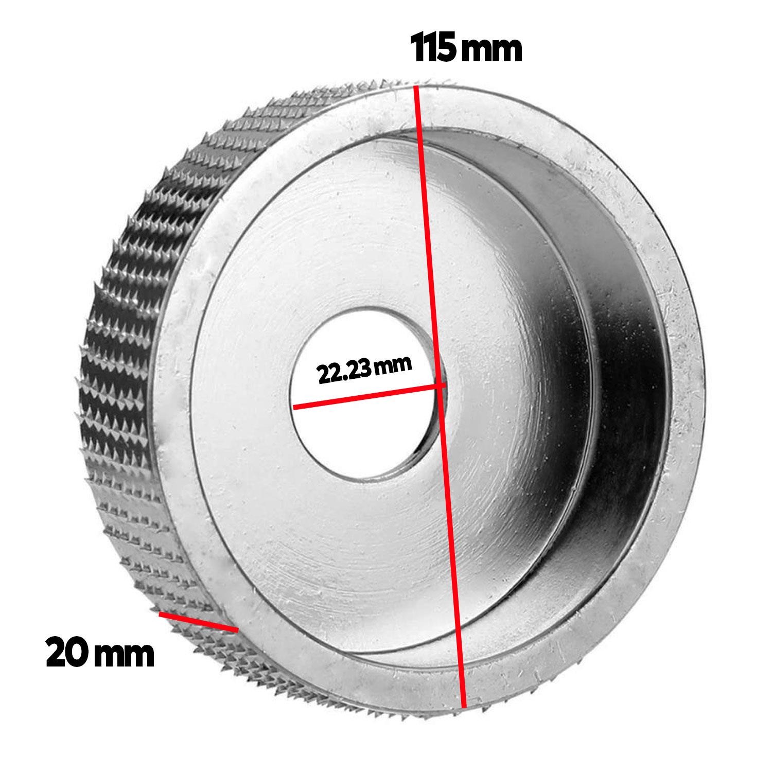 Rodex Ahşap Taşlama Törpüleme Oyma Eğe Diski Ahşap Kesici 115 mm