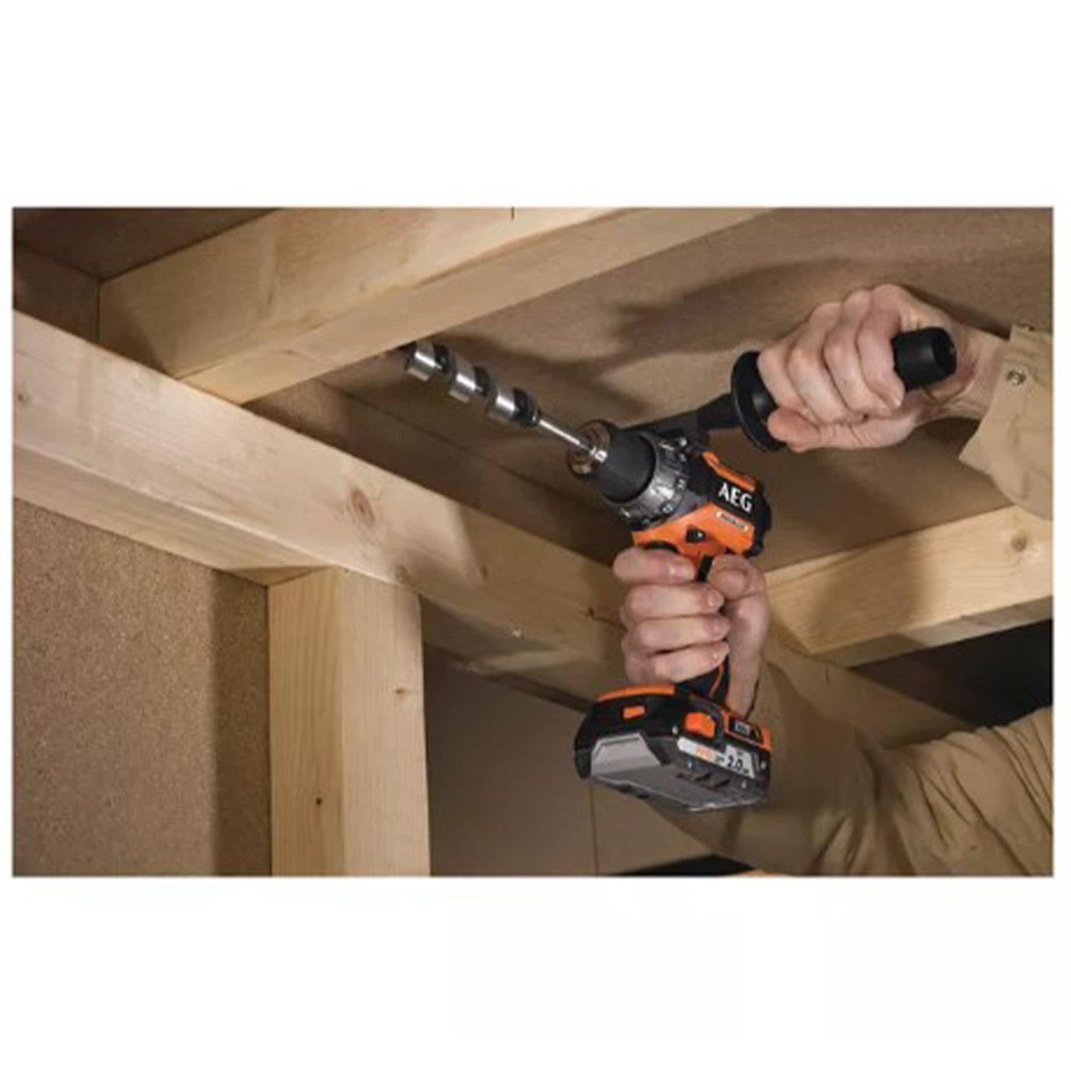 AEG Akülü Matkap Çift Akülü BS18 CBL LI-202C  Vidalama 2x18V 