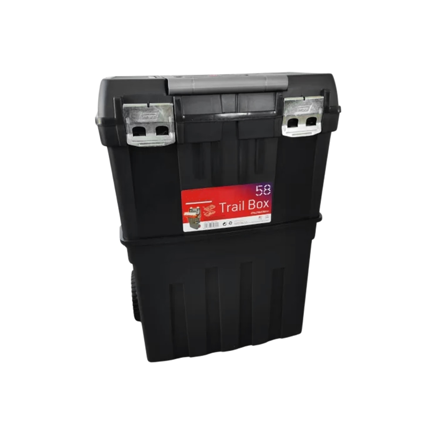 Tekerlekli Taşınabilir 60 Litre Organizer Bölmeli Metal Açma Kapamalı Kulplu Takım Alet Çantası