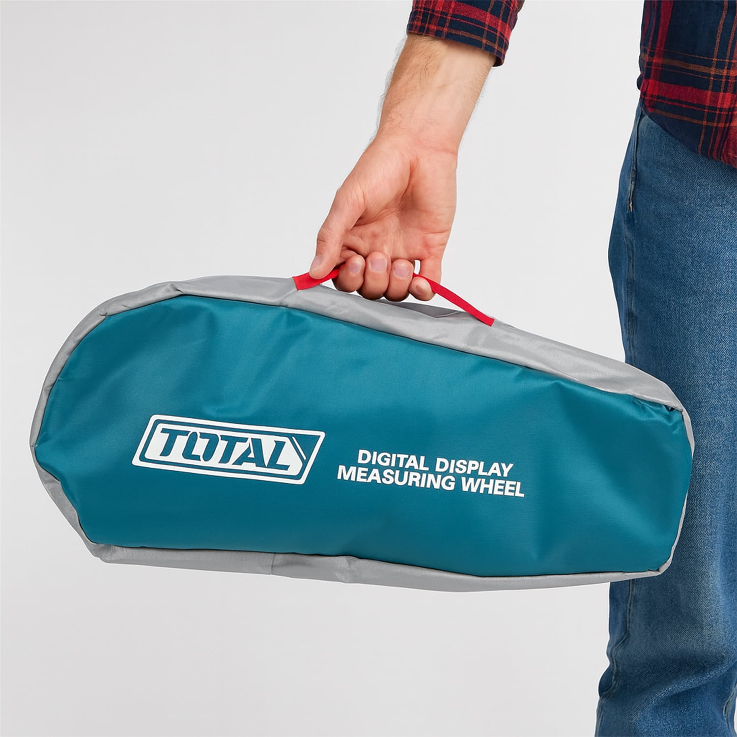Total TMT19923 Tekerlekli Dijital Ekranlı Mesafe Arazi Ölçer 320mm Hassas Ölçüm Cihazı Katlanabilir