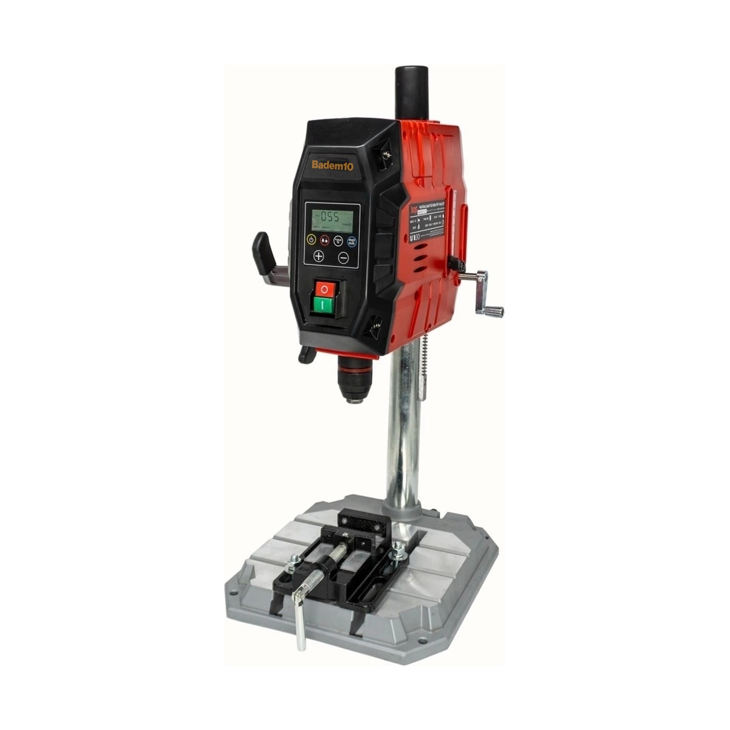Elektrikli Tezgah Tipi Sütunlu Matkap Mandren 13 mm Dijital Ekran 720 W 2500 Rpm Lazerli Mengeneli 