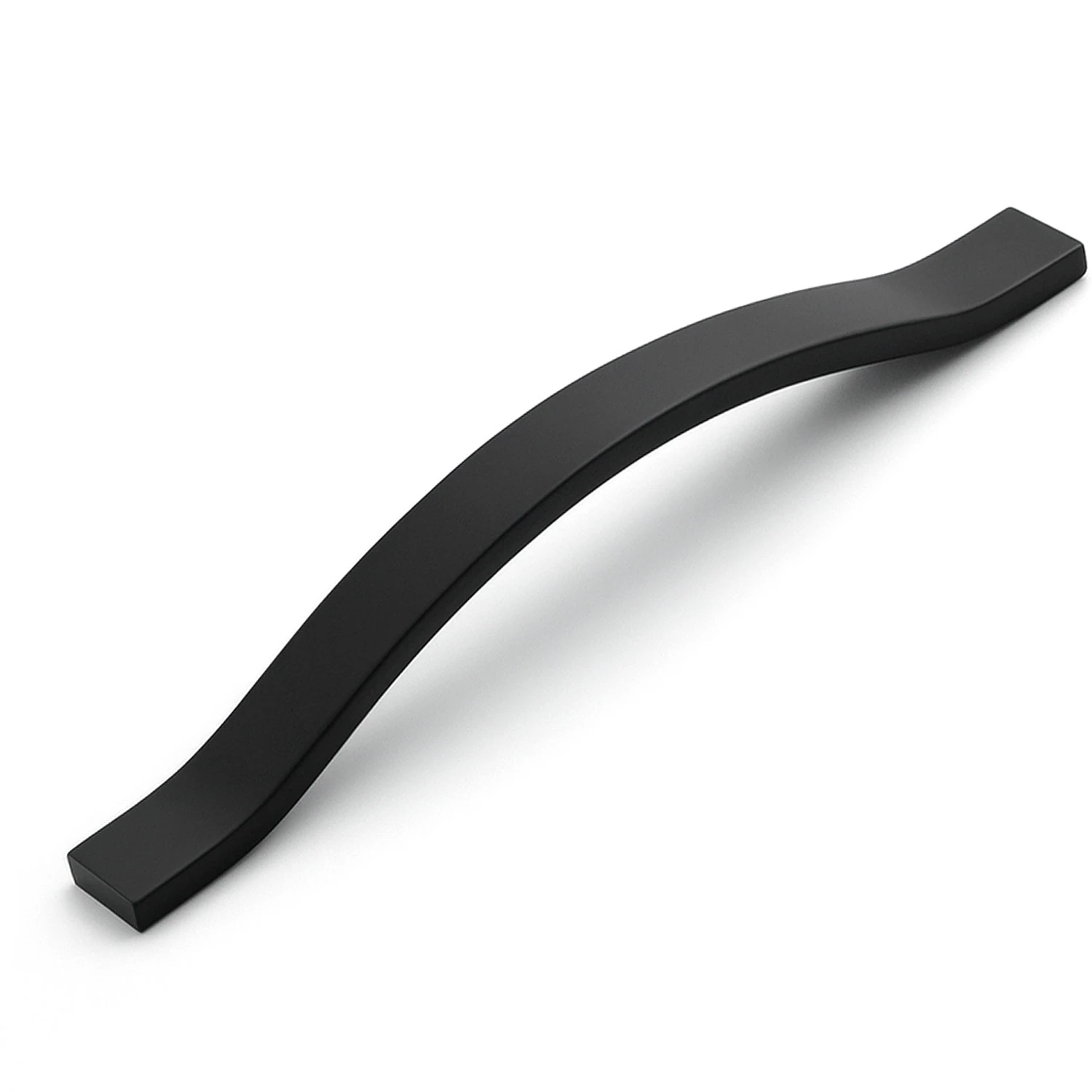 Sümbül Düz Siyah 288 mm Metal Kulp Çekmece Kolu Kapak Kulpları Mobilya Kulpu Modern Mutfak Dolabı