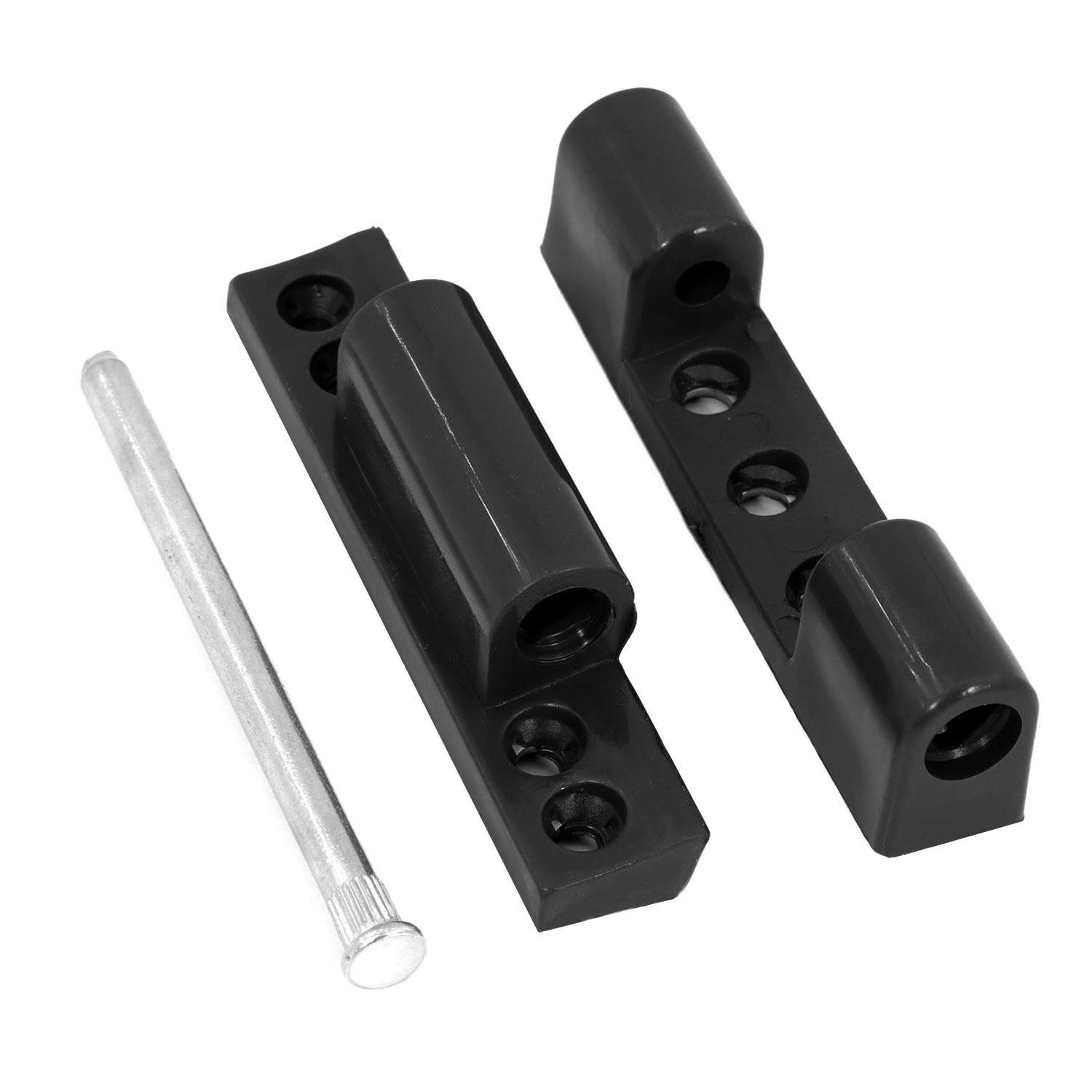 Pvc Pimapen Pencere Menteşesi 90 mm Sac Destekli Siyah Menteşe (5 ADET)