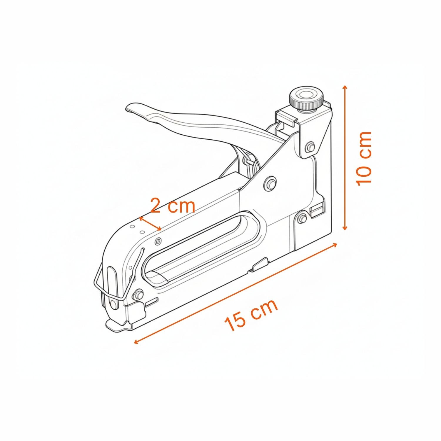 Ayarlanabilir 4-14 mm Profesyonel Metal Mekanik Zımba Tabancası El Tipi Makinesi Zımba Teli Uyumlu