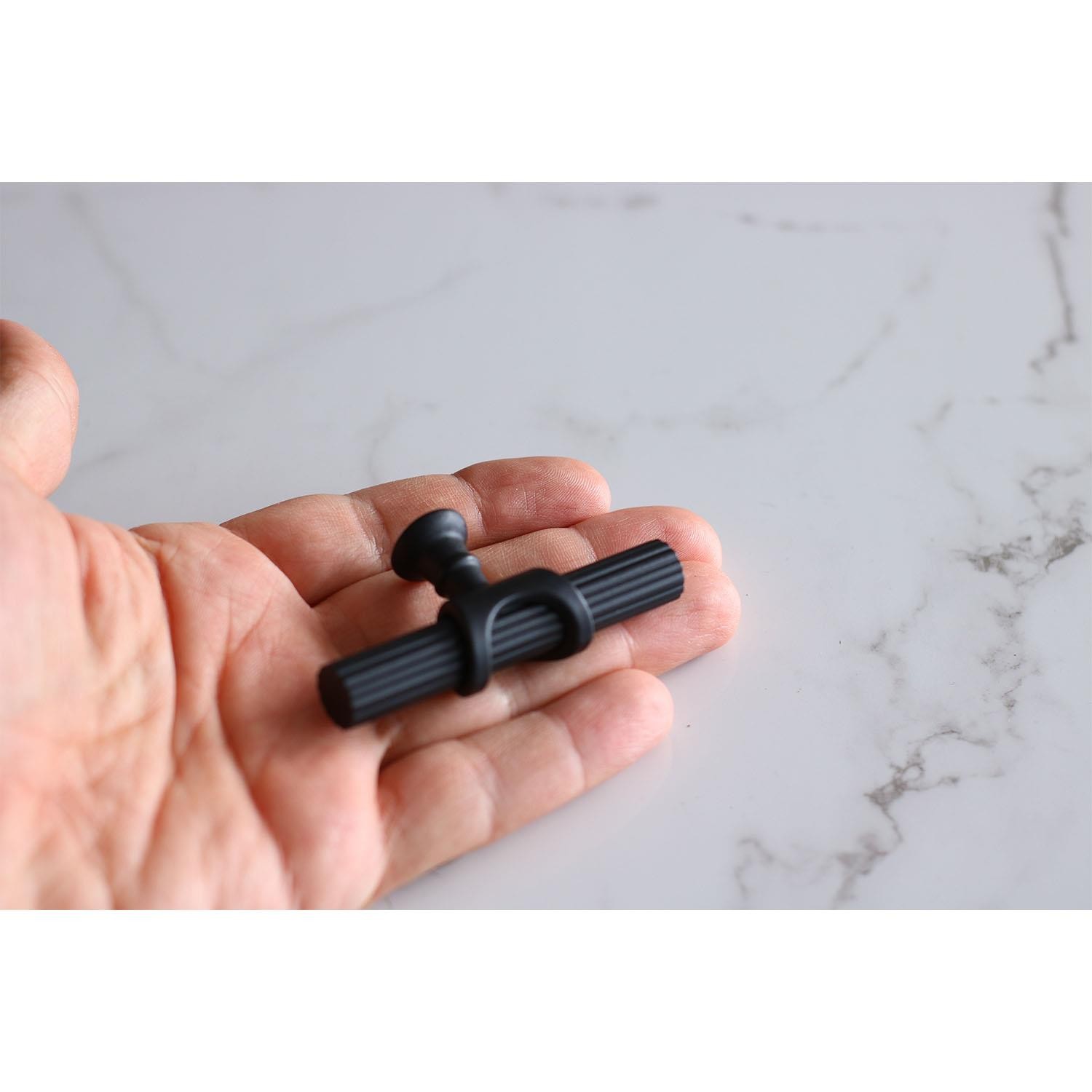 Arsin Mat Siyah Metal Düğme Tek Vidalı Çekmece Mutfak Mobilya Dolabı Dolap Kulpu Kulbu Kulpları