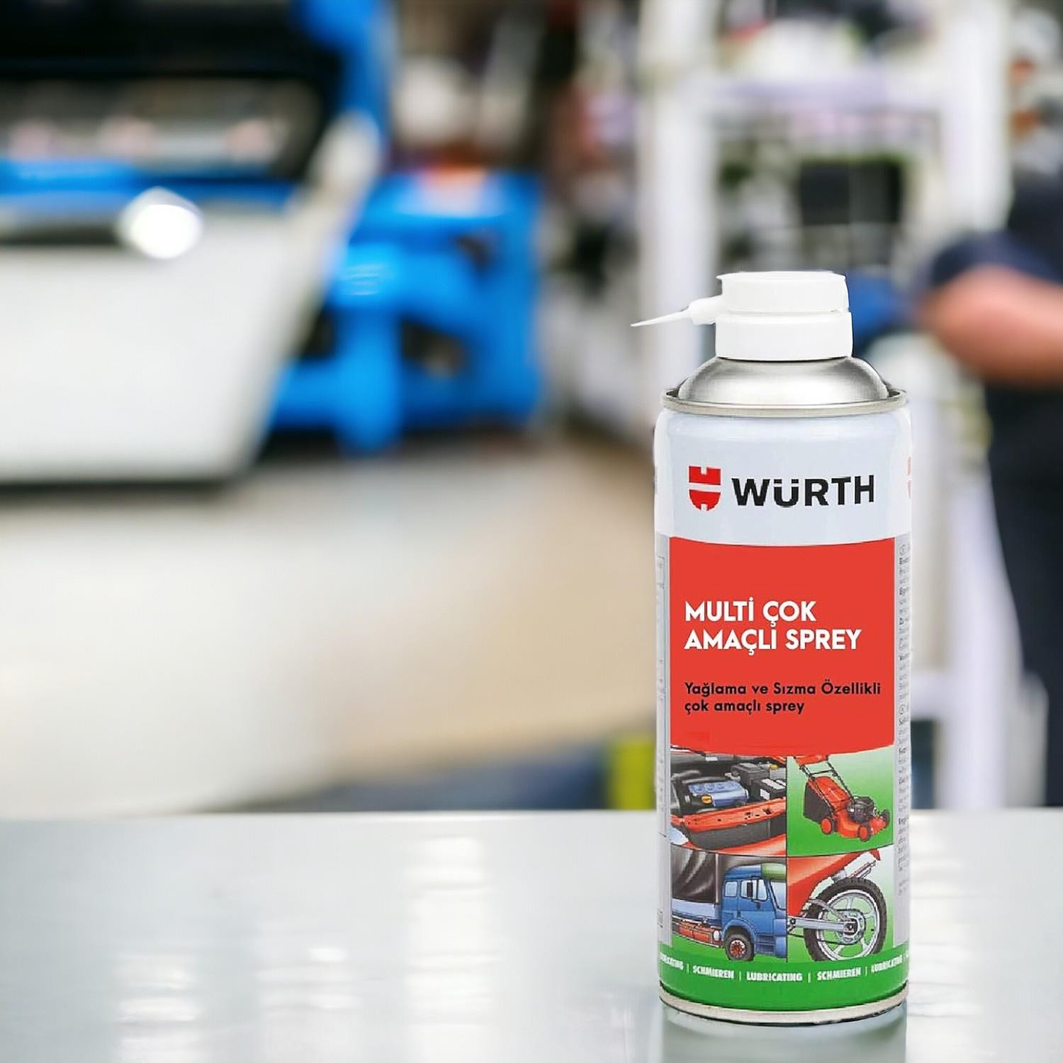 Würth Yağlayıcı Yağlama Paslanma Koruyucu Multi Çok Amaçlı Sprey 400 ml Gıcırtı Pas Giderici