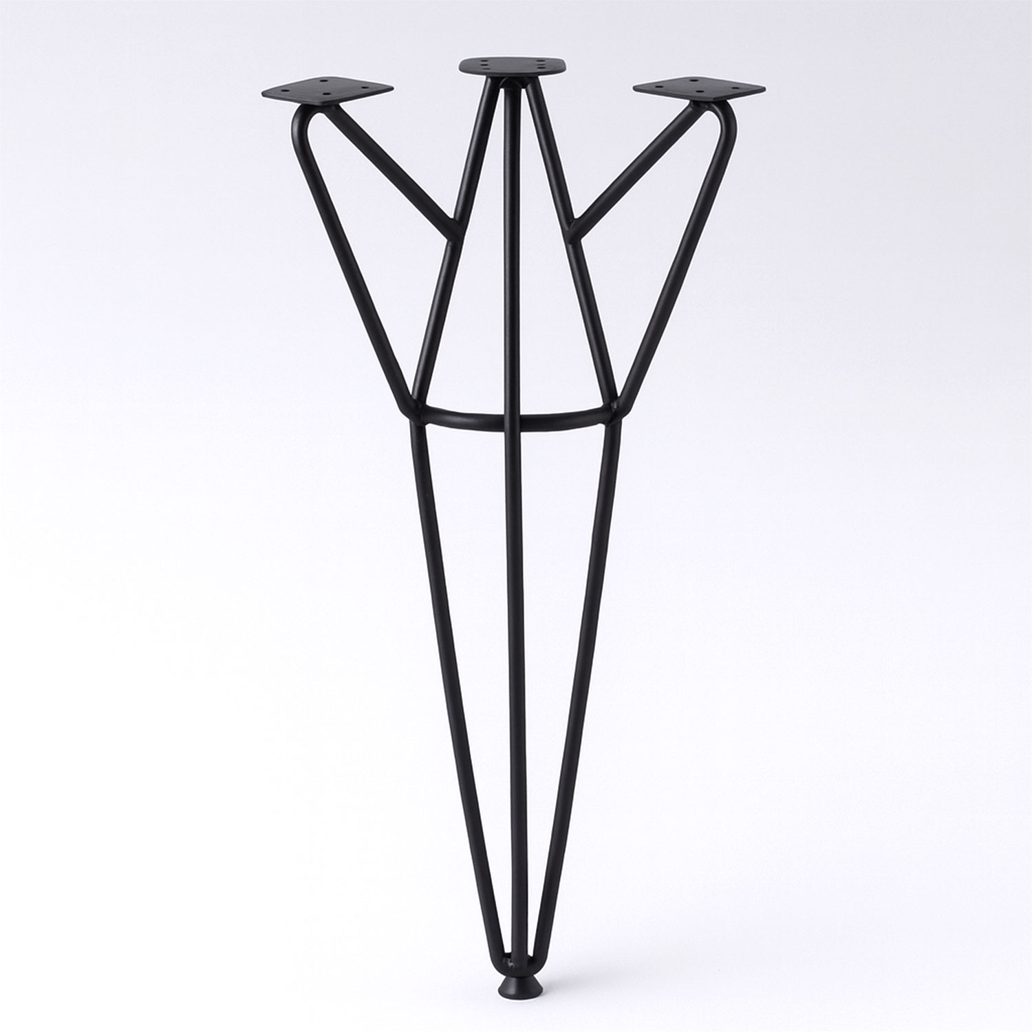 Rüzgar 71 cm Siyah Metal Masa ve Sehpa Ayağı Dayanıklı Mobilya Destek Yükseltici Ayak Modern Tasarım