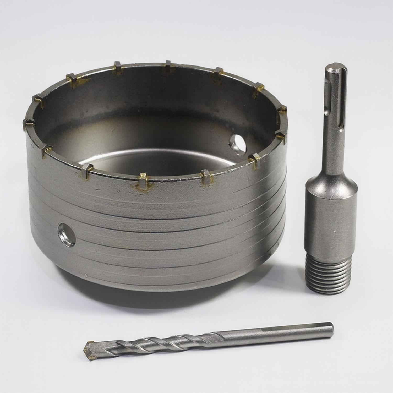 Elmas Beton Delme Pançı 120 mm Profesyonel Beton Delici Panç Ucu Dayanıklı Keskin Çelik Başlık