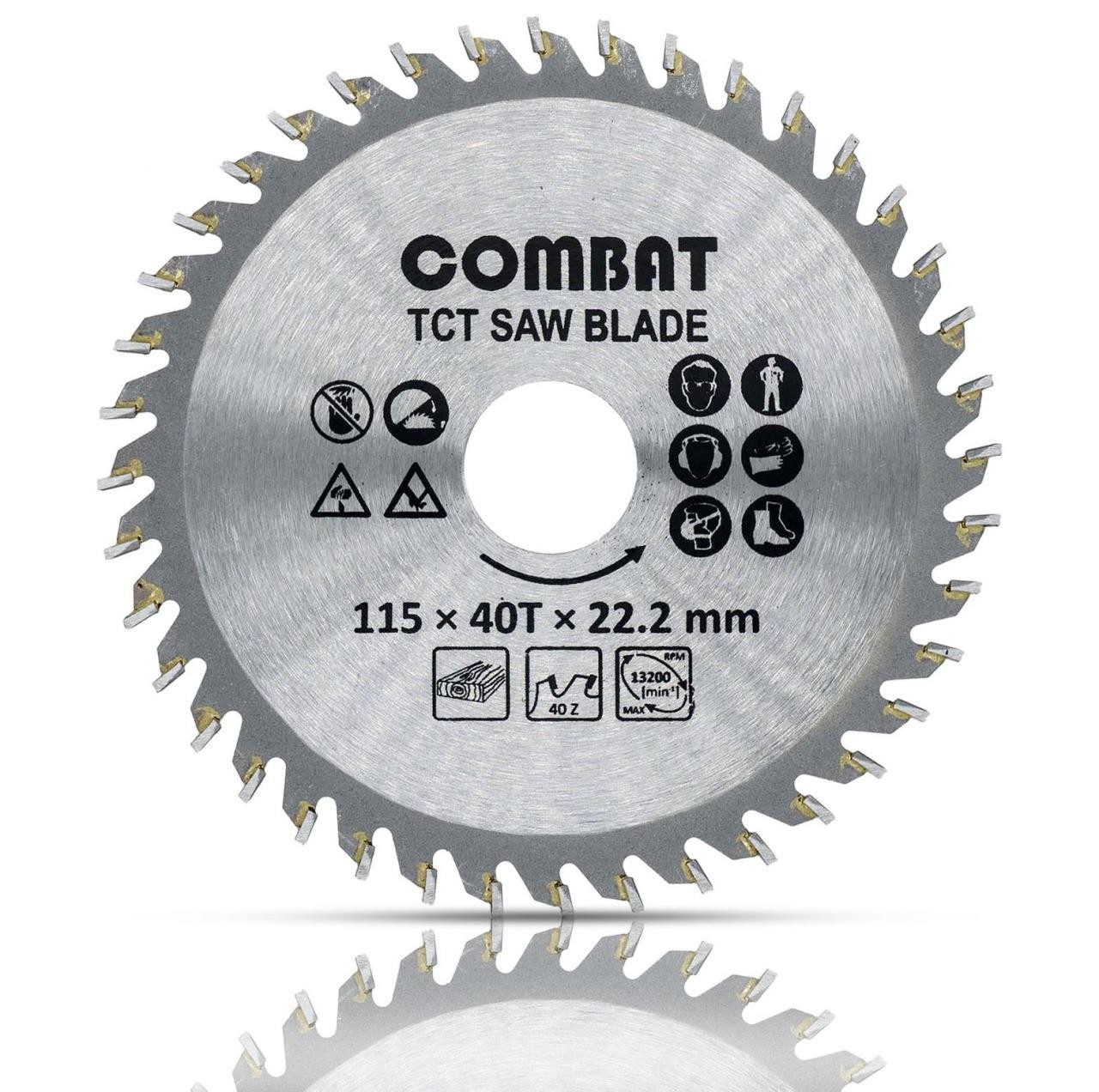 Combat Taşlama Spiral Ahşap Kesme Sunta Testeresi 115 mm 40 Diş