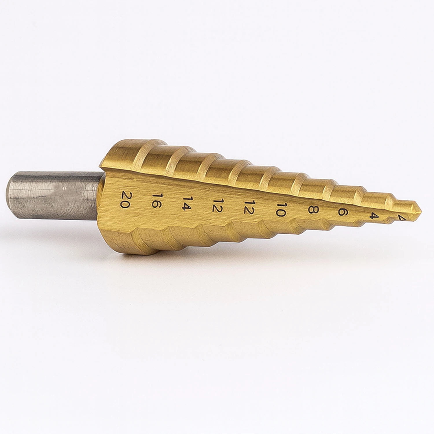 Kademeli Matkap Ucu 4 20 mm Titanyum Kaplama Metal Sac Delme Spiral Uç Seti Konik Basamaklı Çelik