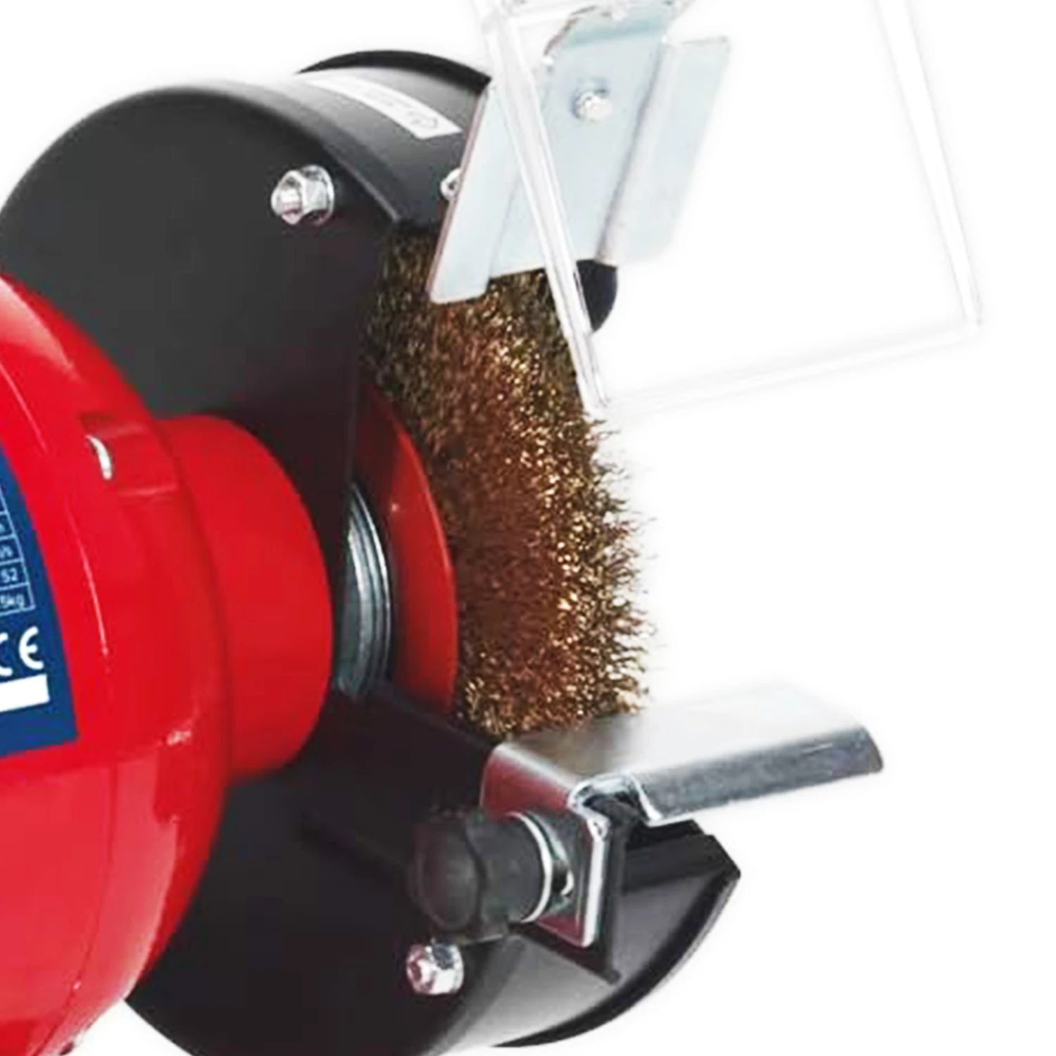 Elektrikli Bıçak Kesici Bileme Taş Motoru 200 mm Zımpara 600 W Rico Taşlama Metal Tezgah Üstü Çark