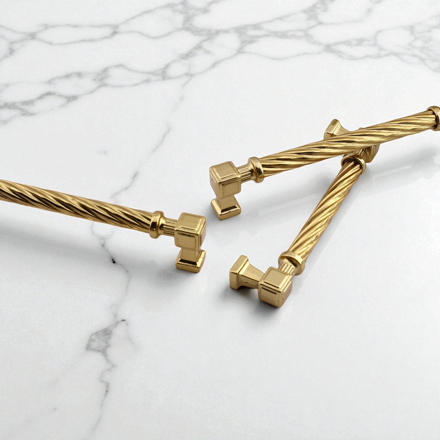 Burma Gold Altın Metal Kulp 160 mm Mobilya Çekmece Mutfak Dolabı Dolap Modern Kapak Kulbu Kulpları