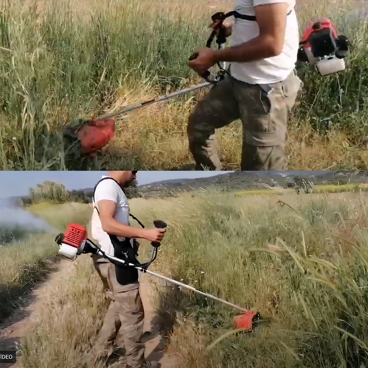 Bolat Benzinli Atak Yan Tırpan Çim Biçme Testeresi 3.3 hp 57 cc Bisiklet Kollu Omuz Askılı Misina