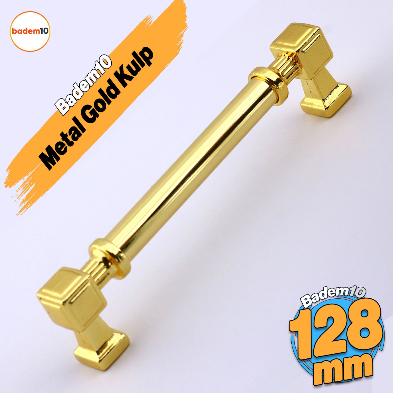 Talas 128 mm Kulp Gold Altın Mobilya Çekmece Mutfak Dolabı Dolap Kapak Kulplar Kulb Kulp