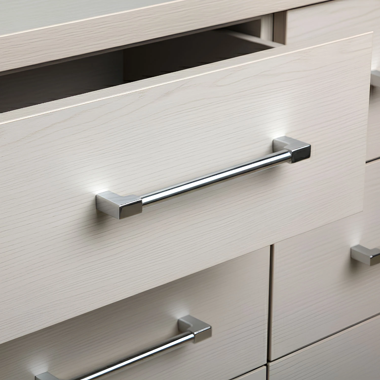 Nova Gümüş Krom Metal 160 mm Mobilya Kulp Çekmece Dolap Kapak Kolu Kulpu Kulpları Dayanıklı Tasarım