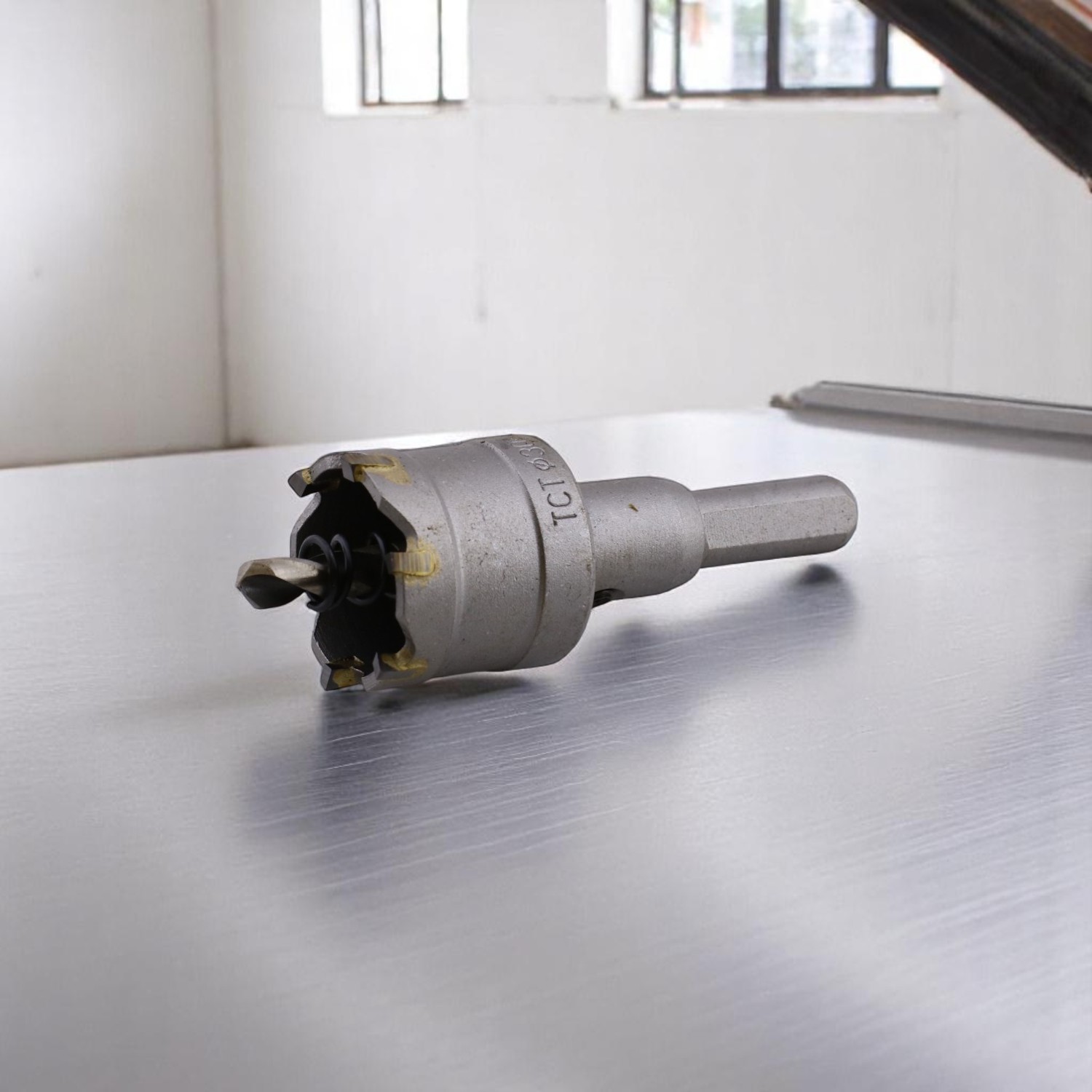Tct Metal Delme Panç Ø 30 mm Delik Açma Metal Demir Testeresi Adaptörlü 1 Adet