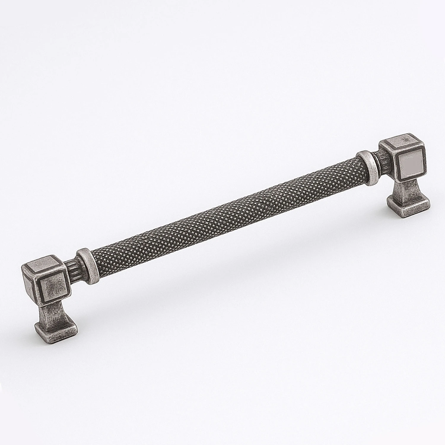 Talas Antik Gümüş Metal Tırtıklı Kulp 320 mm Kulpları Mobilya Çekmece Dolap Kapak Kulpu Dayanıklı